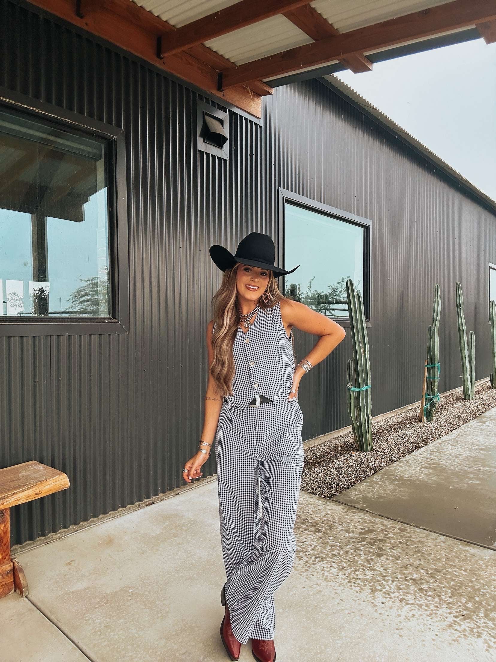 The Gingham Pant Set - best seller