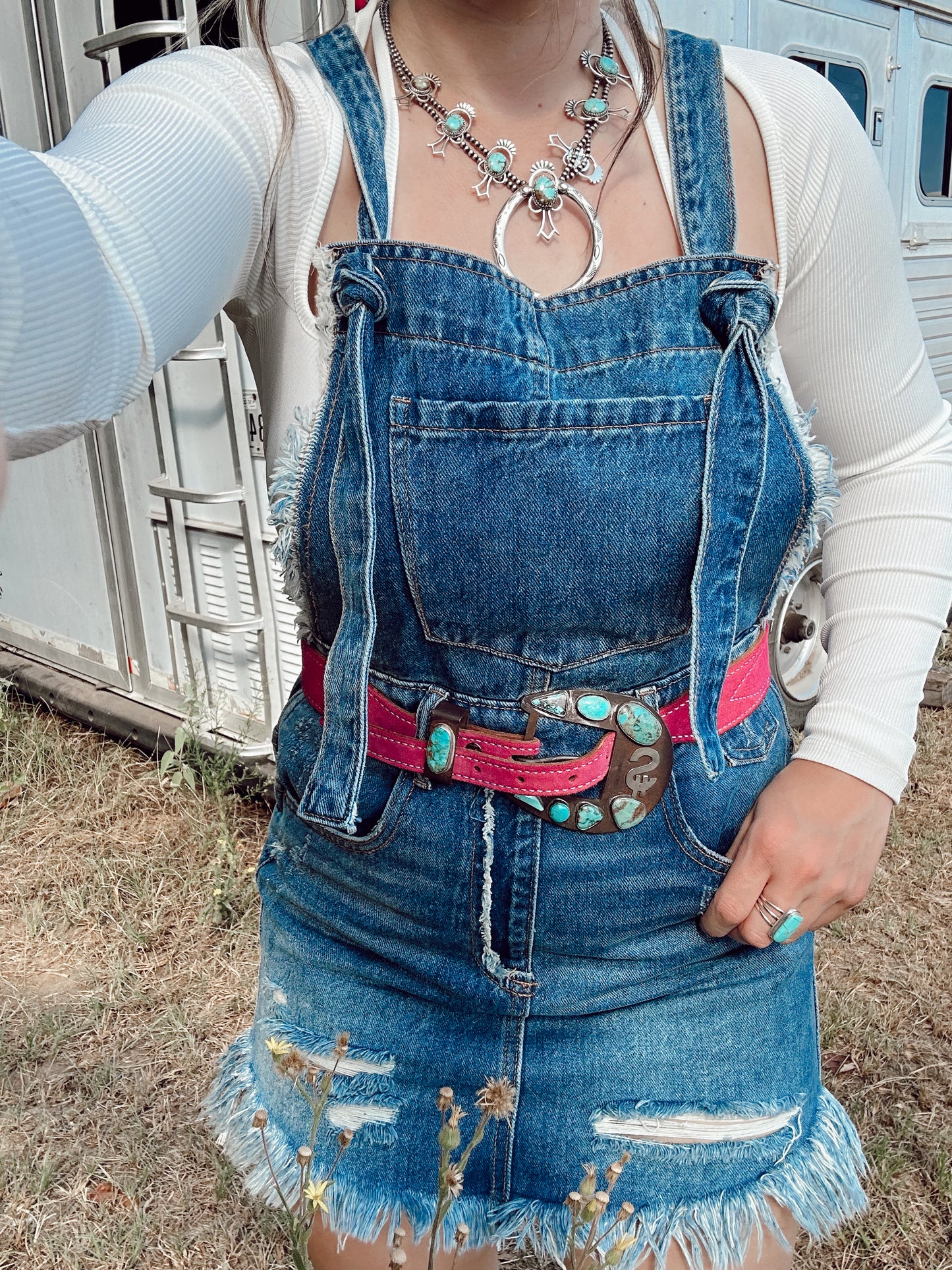 The Denim Overall Dress