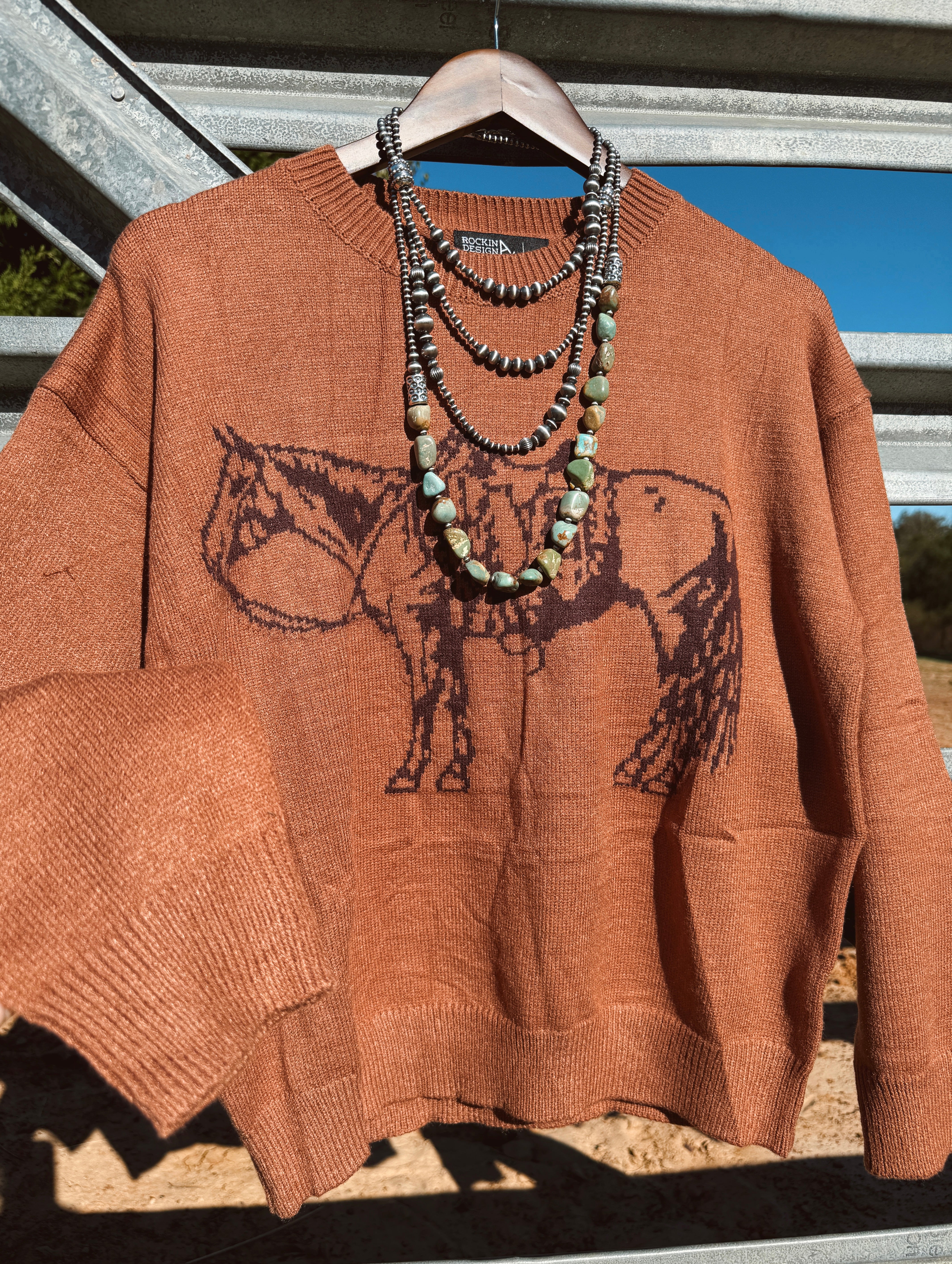 The Cowpoke Sweater - Brown