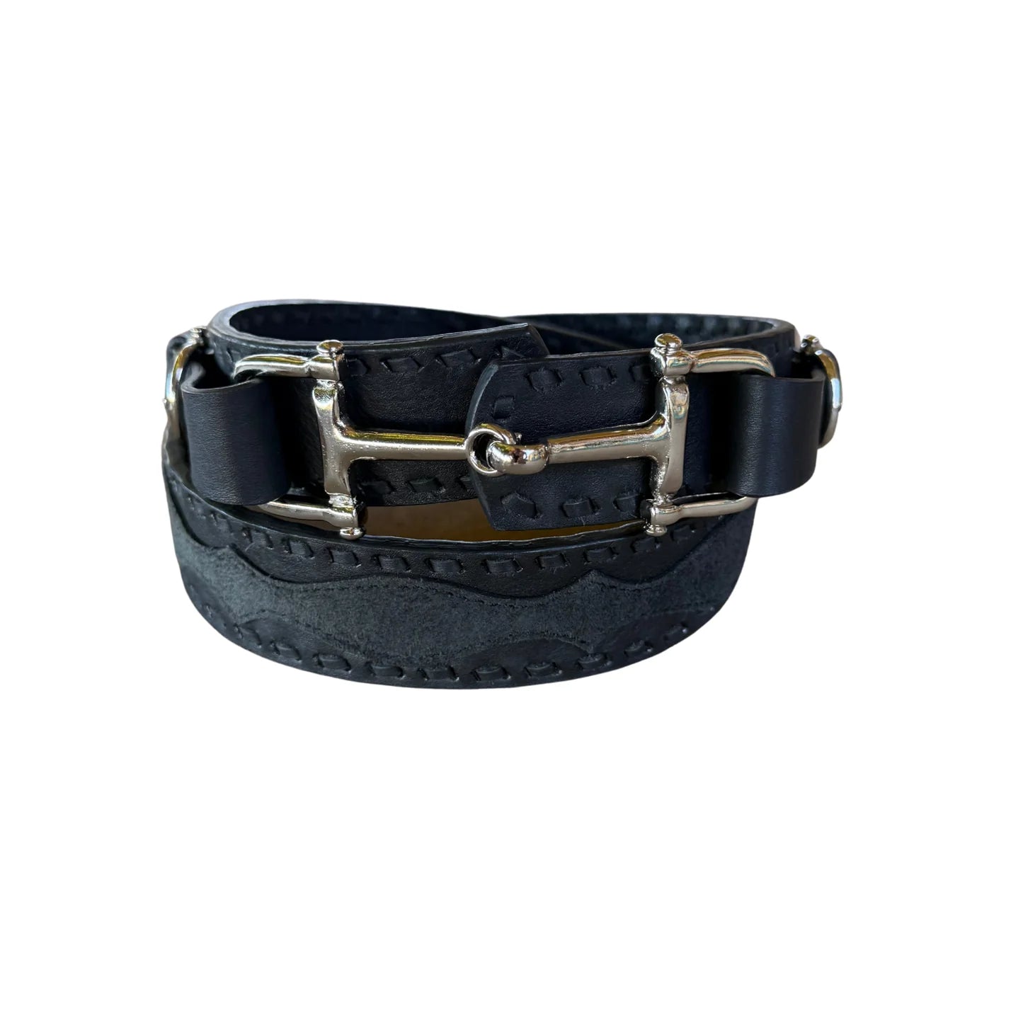 The Snaffle Bit Belt - black