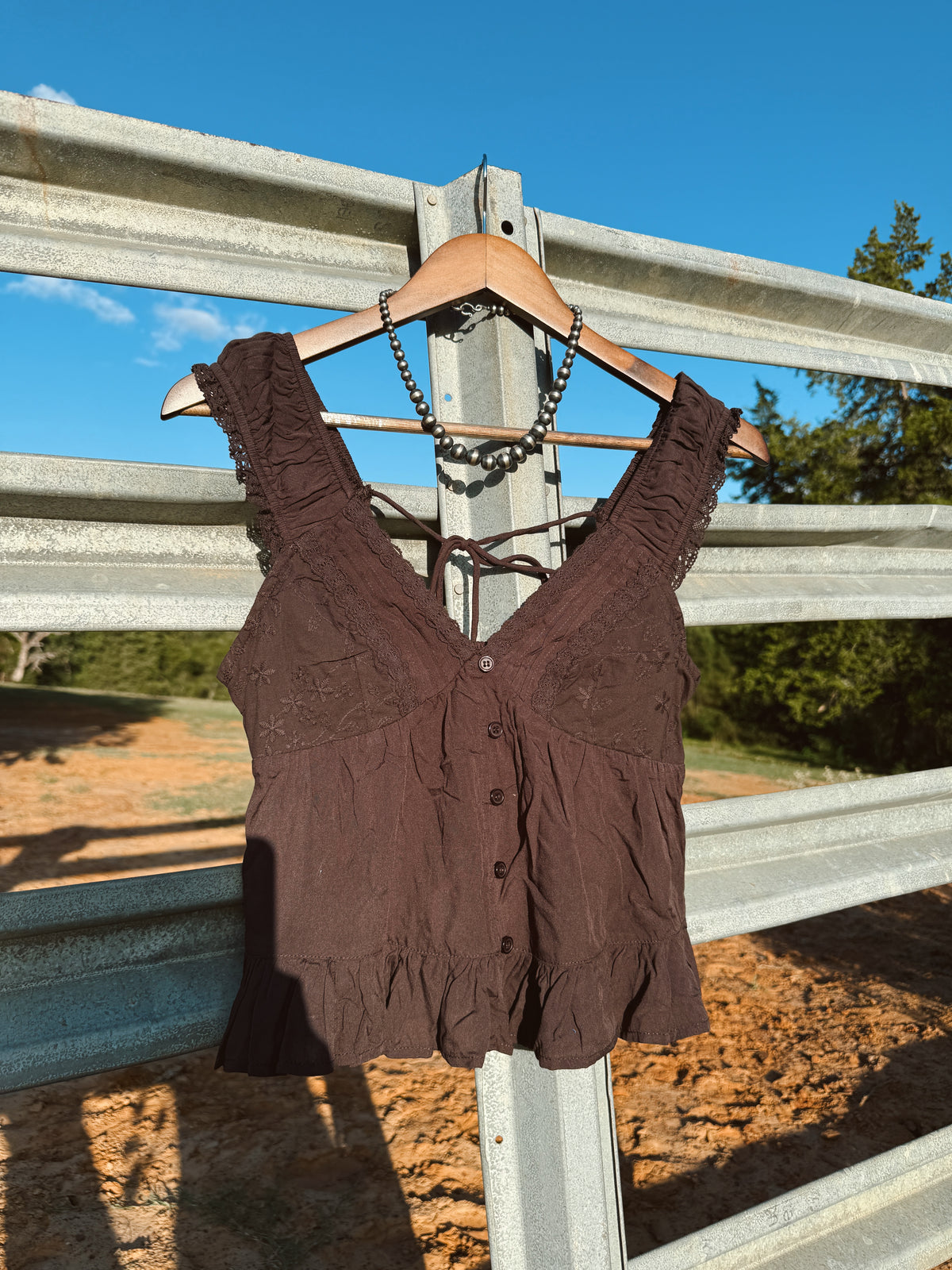 The Chany Top - Brown