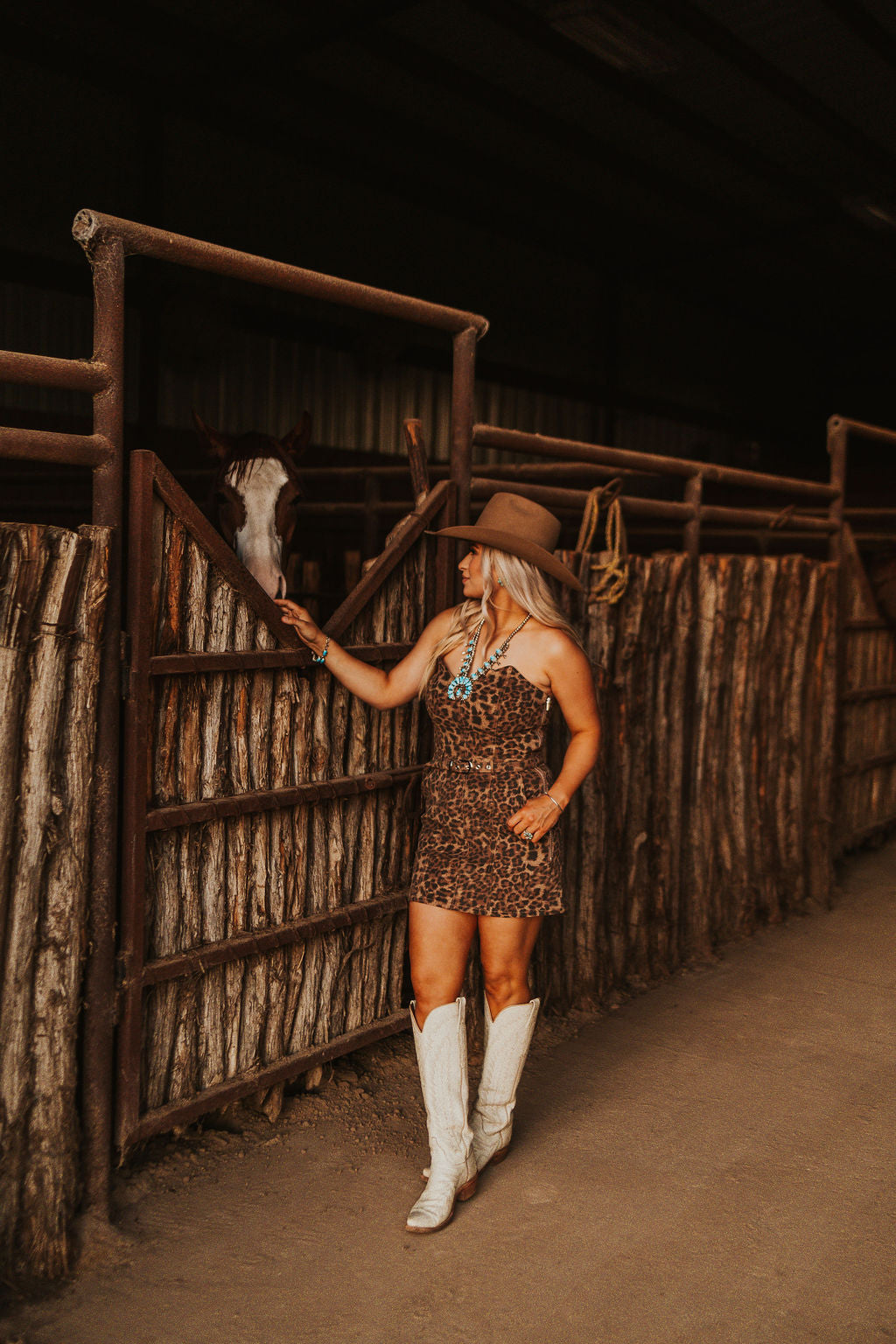 The Cheyenne Dress - Leopard