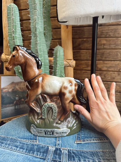 The Vintage Appaloosa Whiskey Bottle