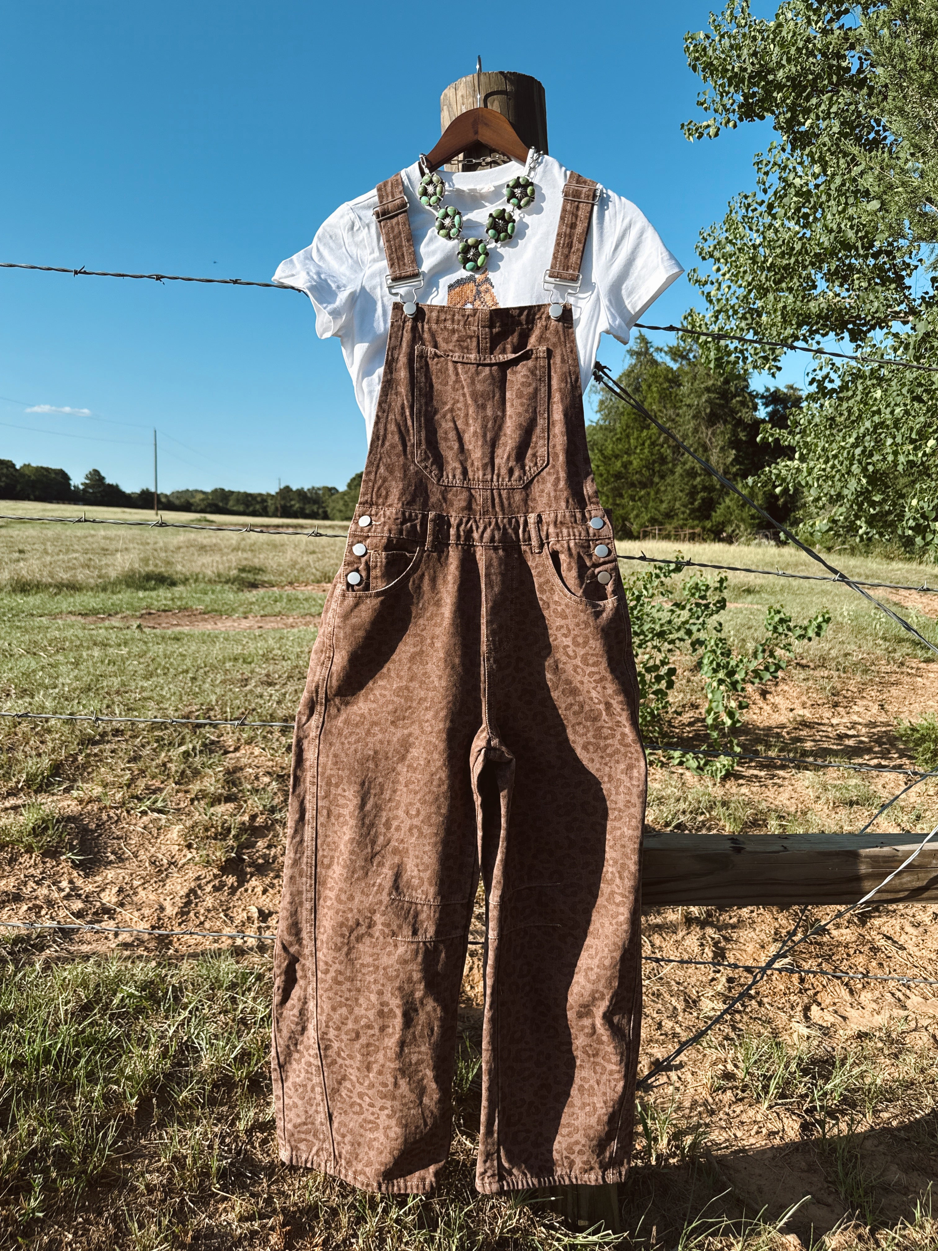 The Leopard Overalls