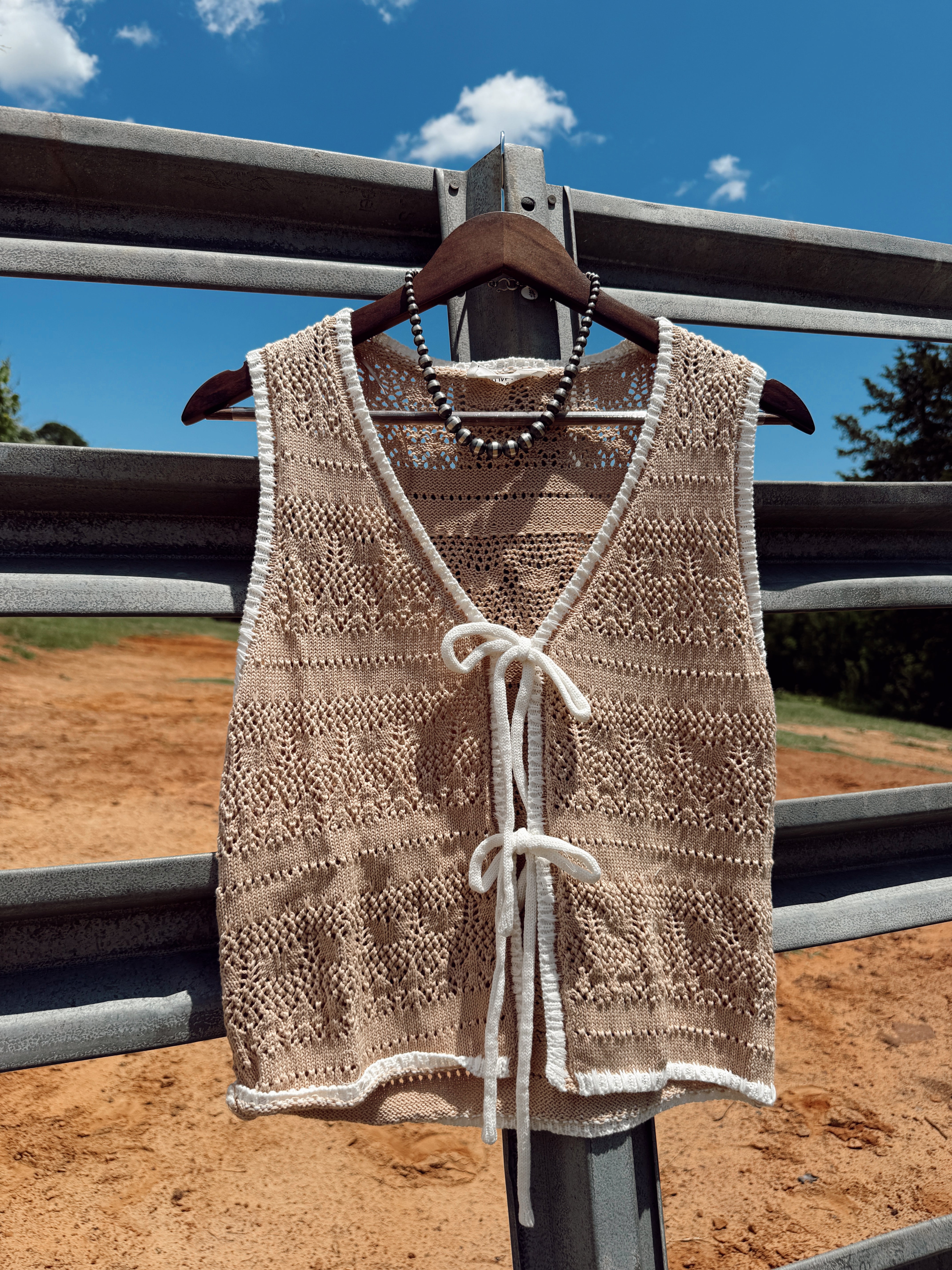 The Crochet Tie Top