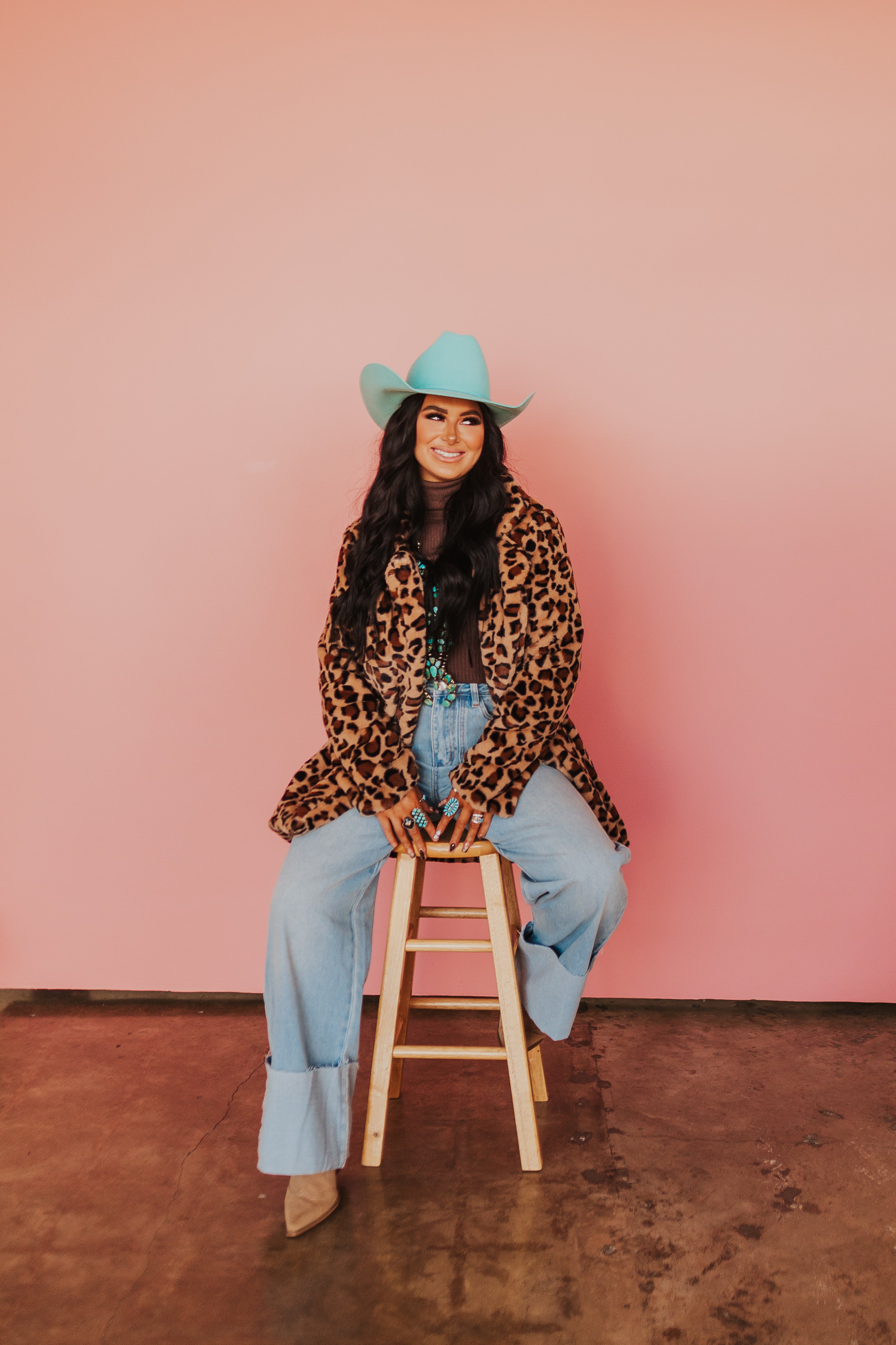 The Leopard Teddy Coat