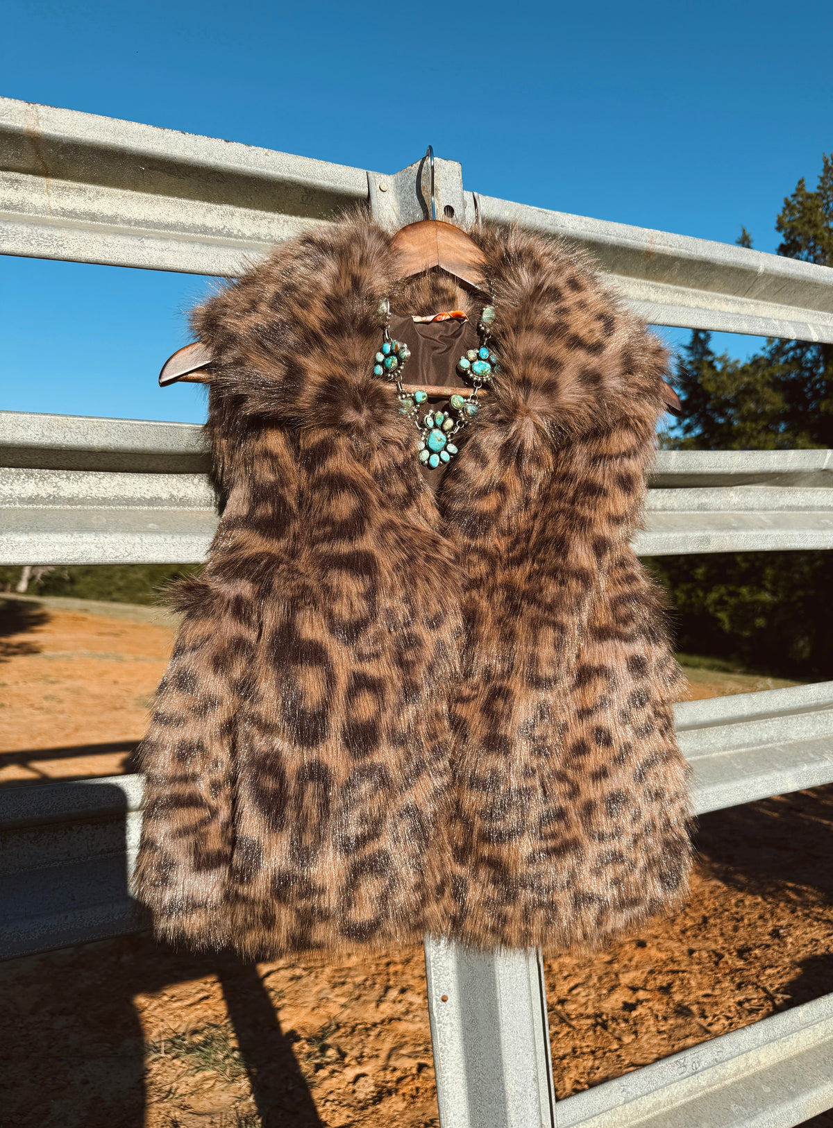 The Leopard Vest