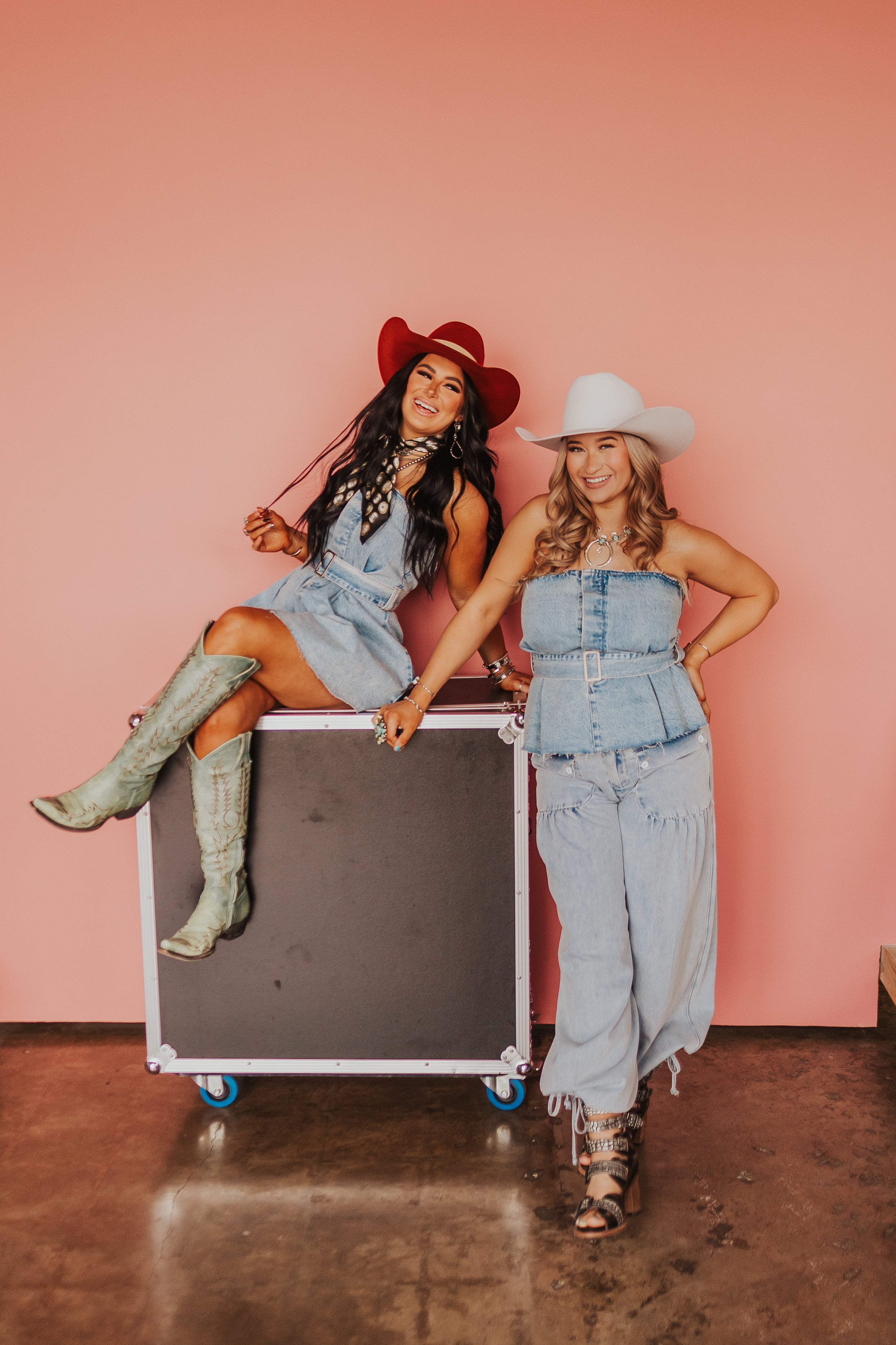 The Belted Denim Top