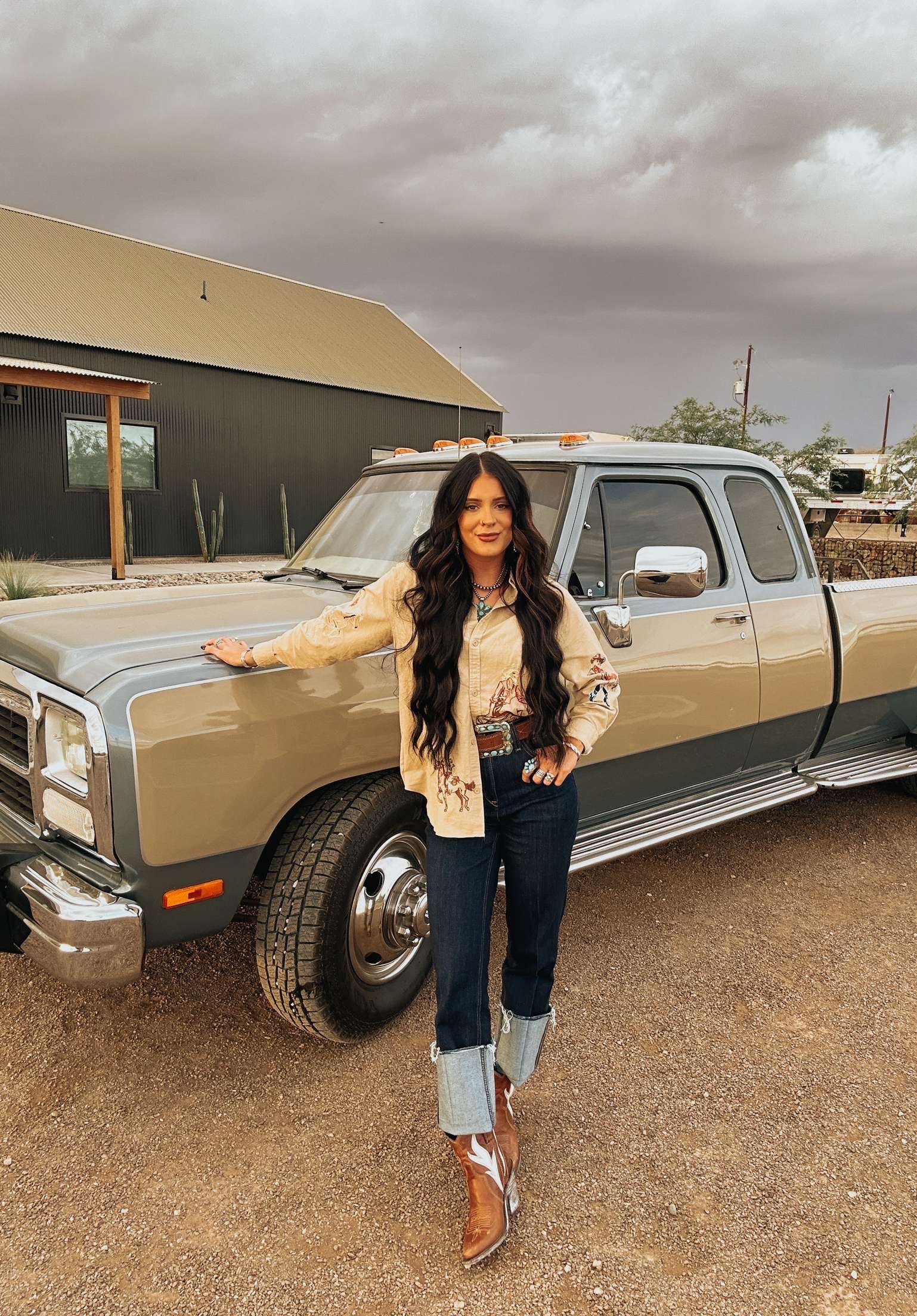 The Western Embroidered Top