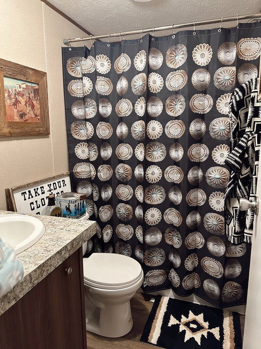 The Big Concho Shower Curtain