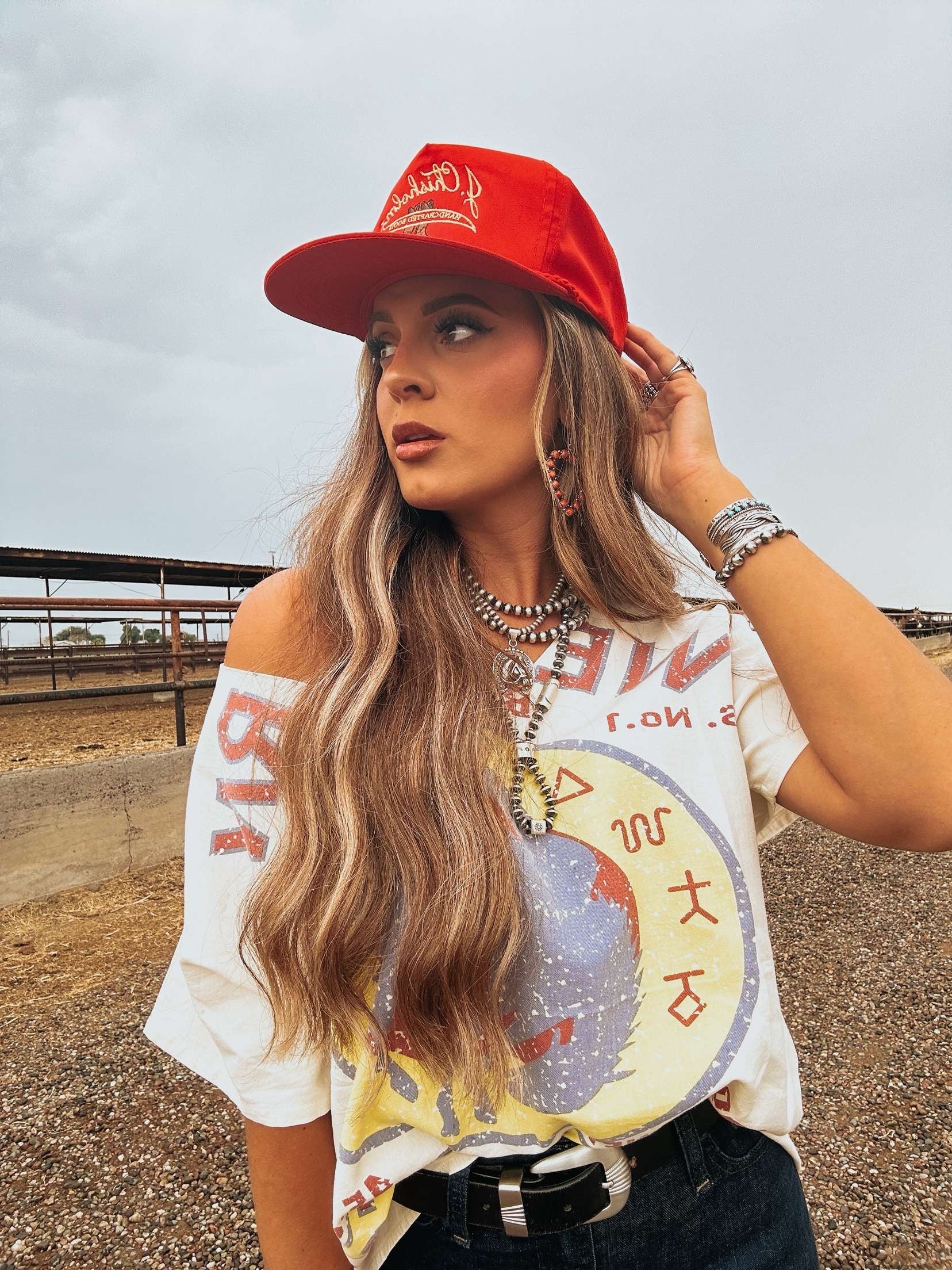 The Bronky Western Brand Top front & back graphic