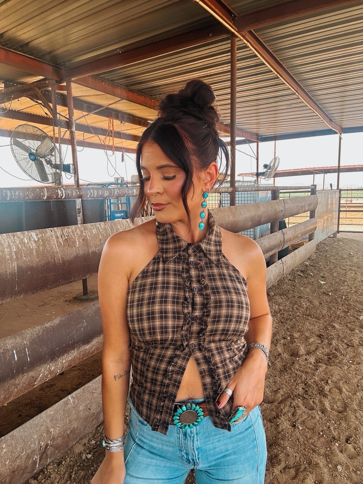 The Hallie Halter Neck Top - Best Seller
