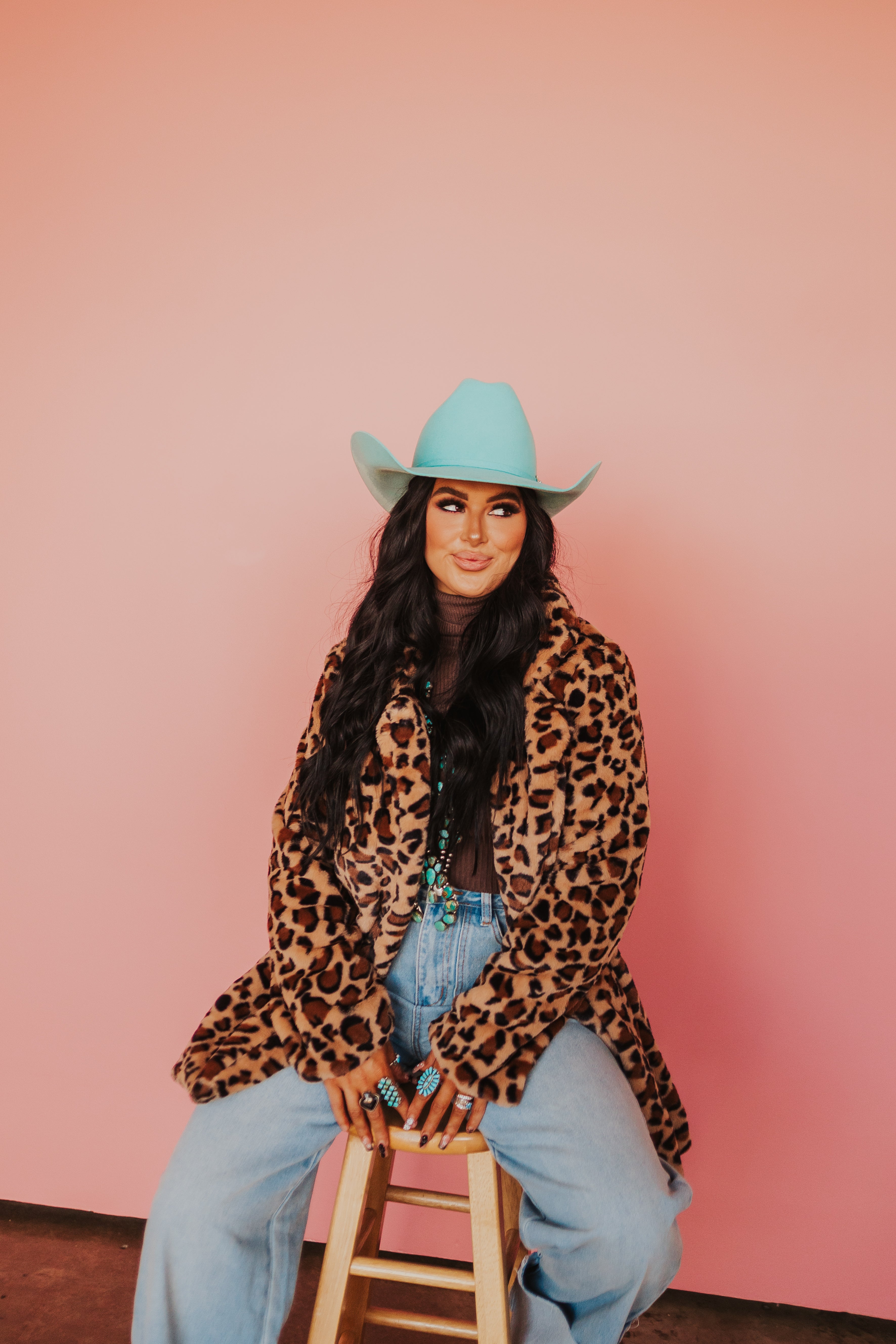 The Leopard Teddy Coat