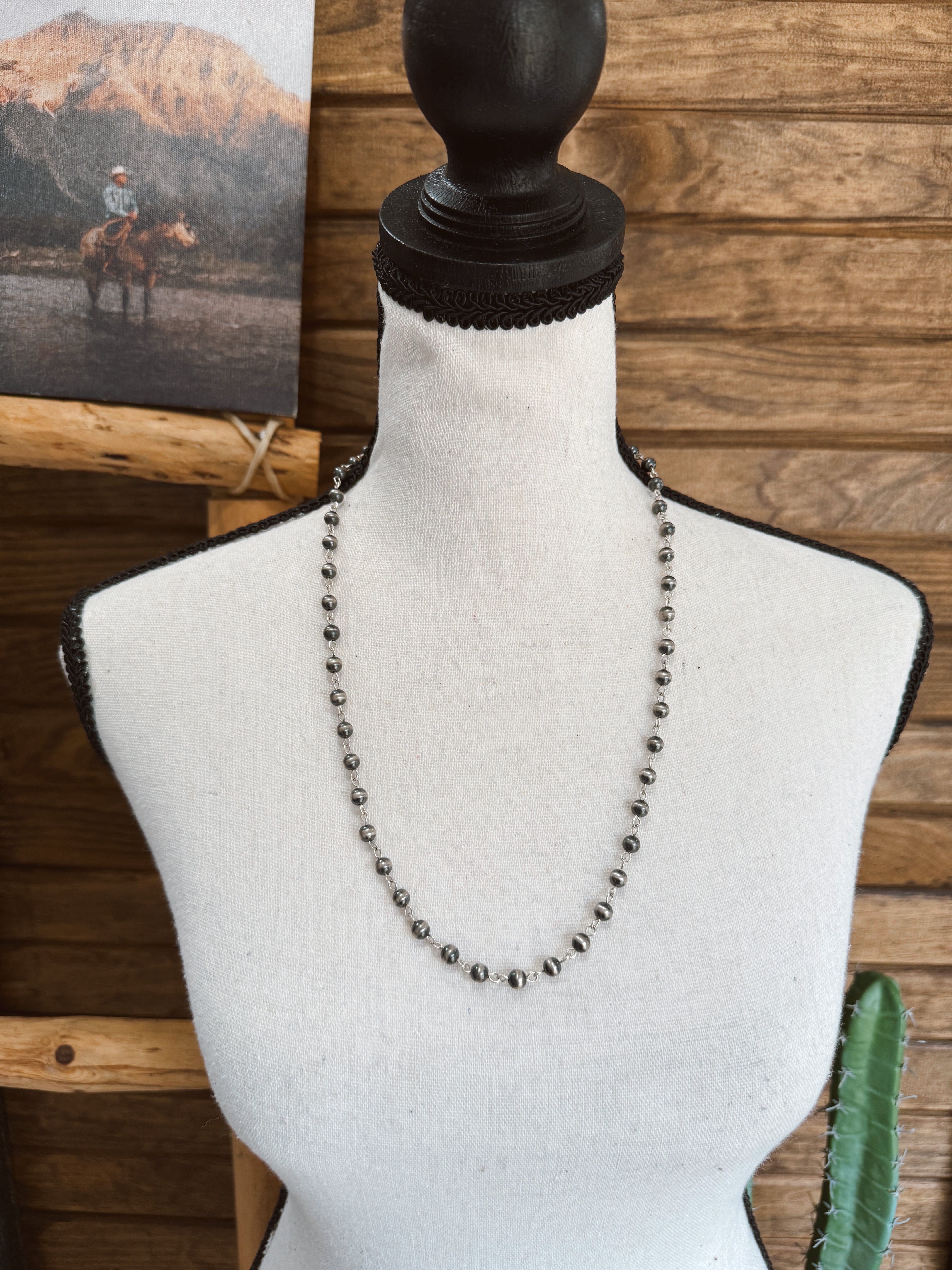 The Rosary Pearl Necklace
