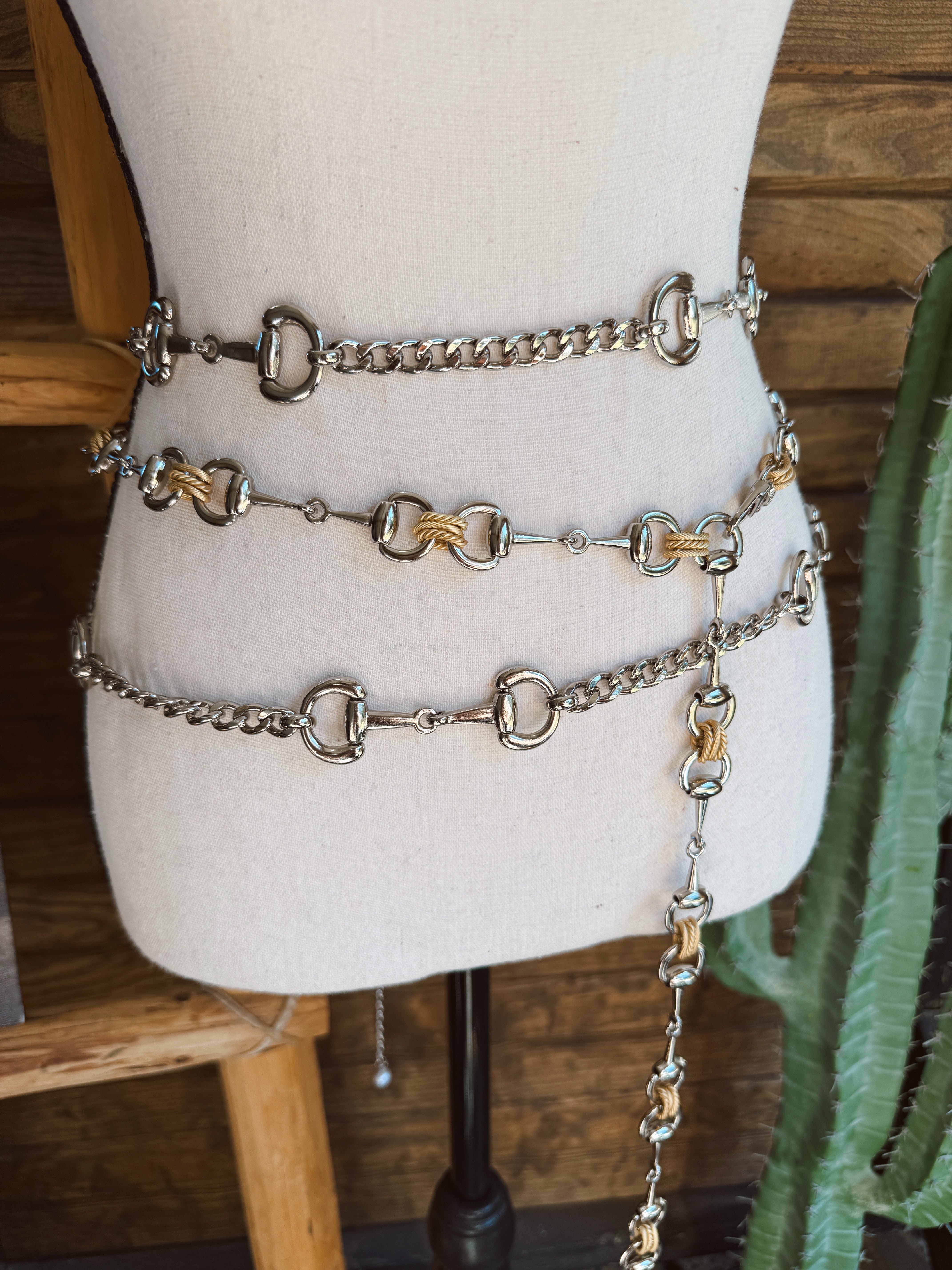 The Silver 3 Bitty Belt