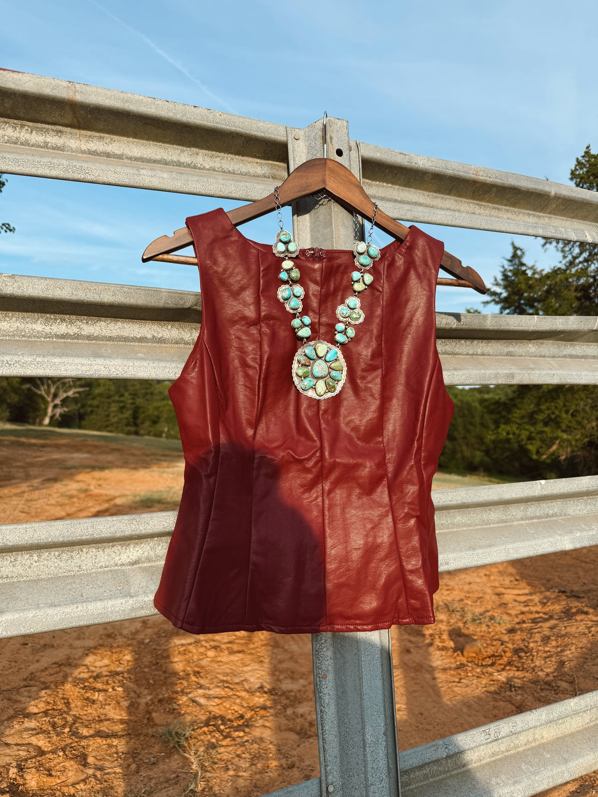 The Peplum Top - Wine