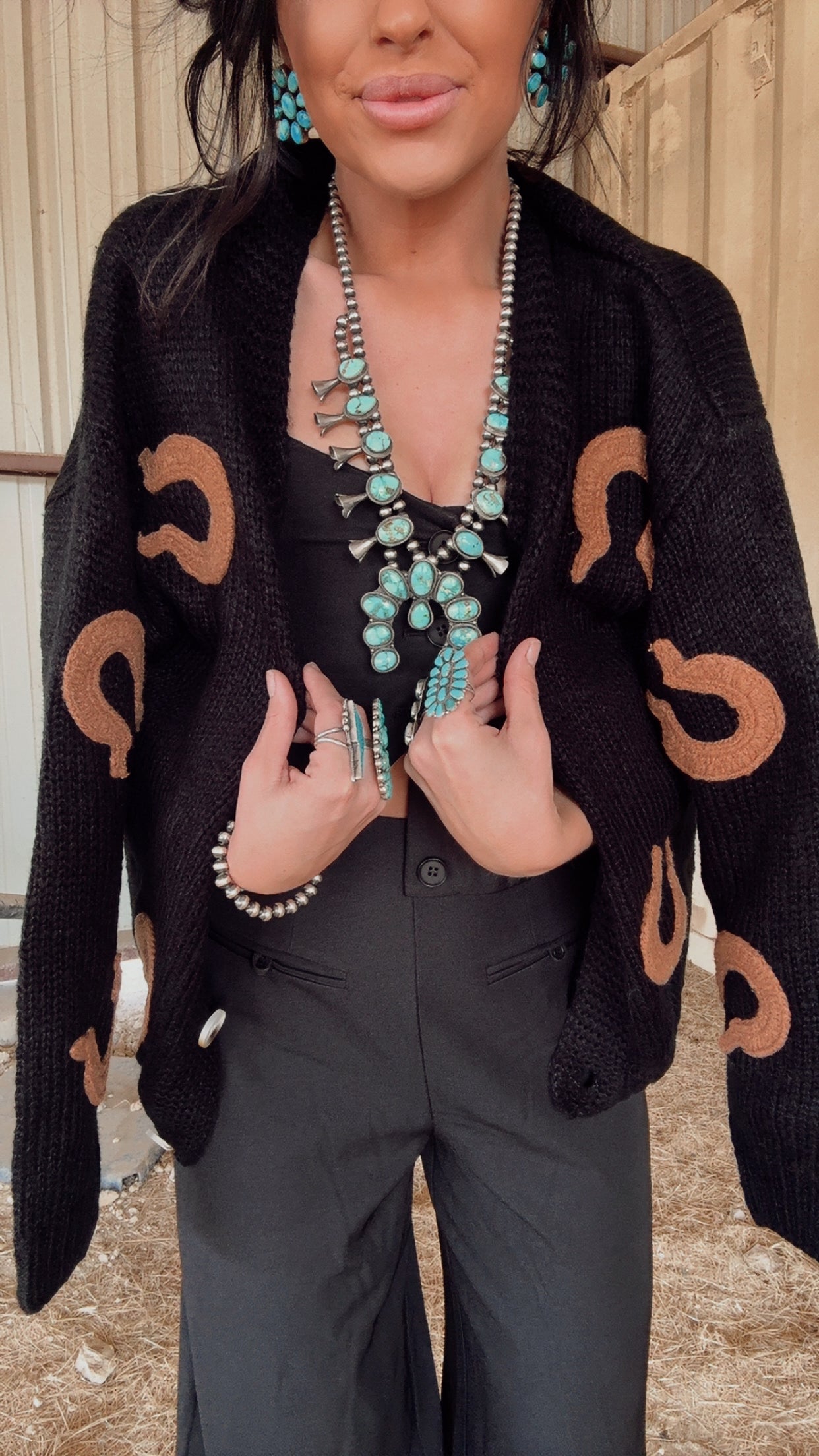 The Horseshoe Cardigan