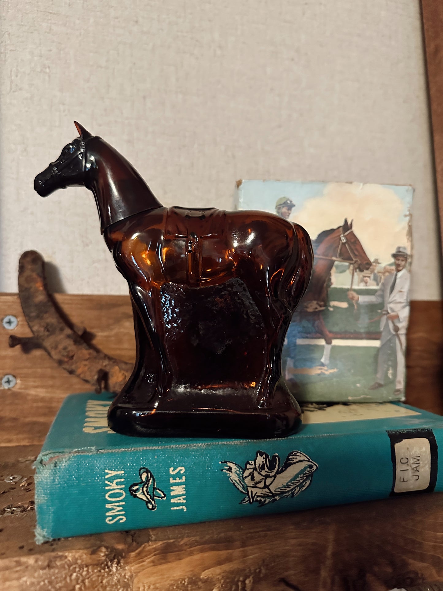 The Vintage Glass Horse With Box