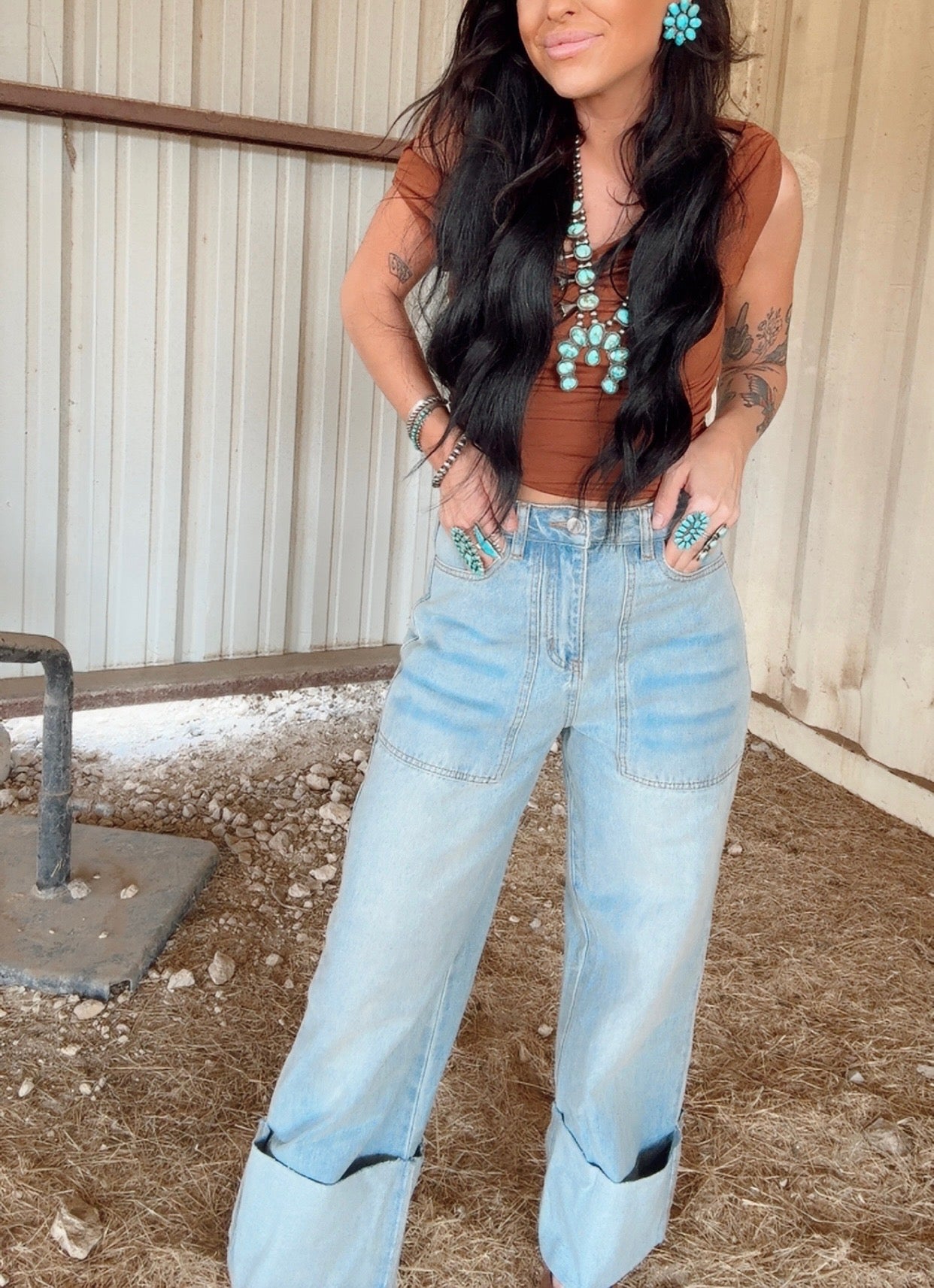 The Jenny Cuffed Jeans