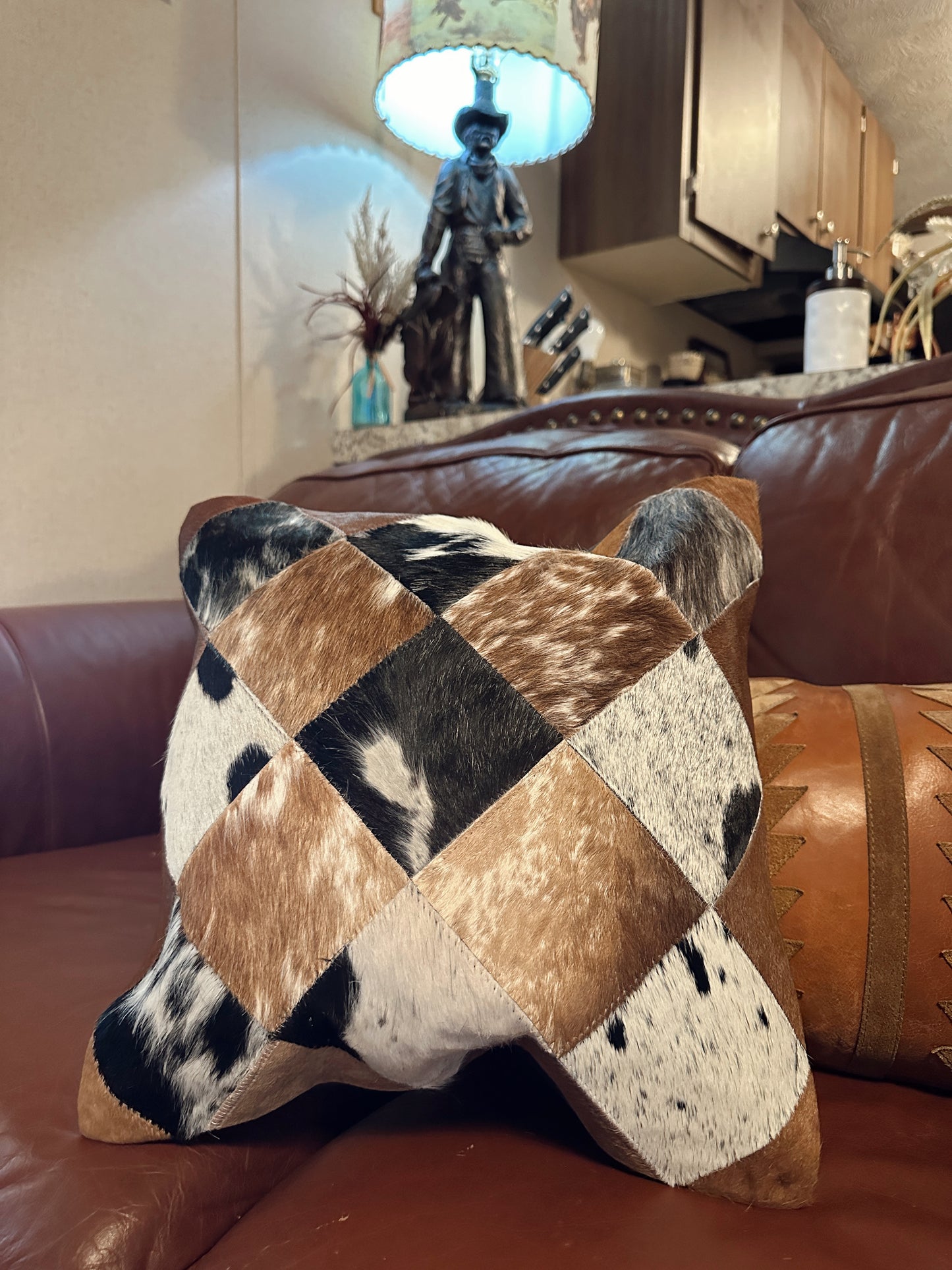 The Diamond Cowhide Pillow { multiple options }