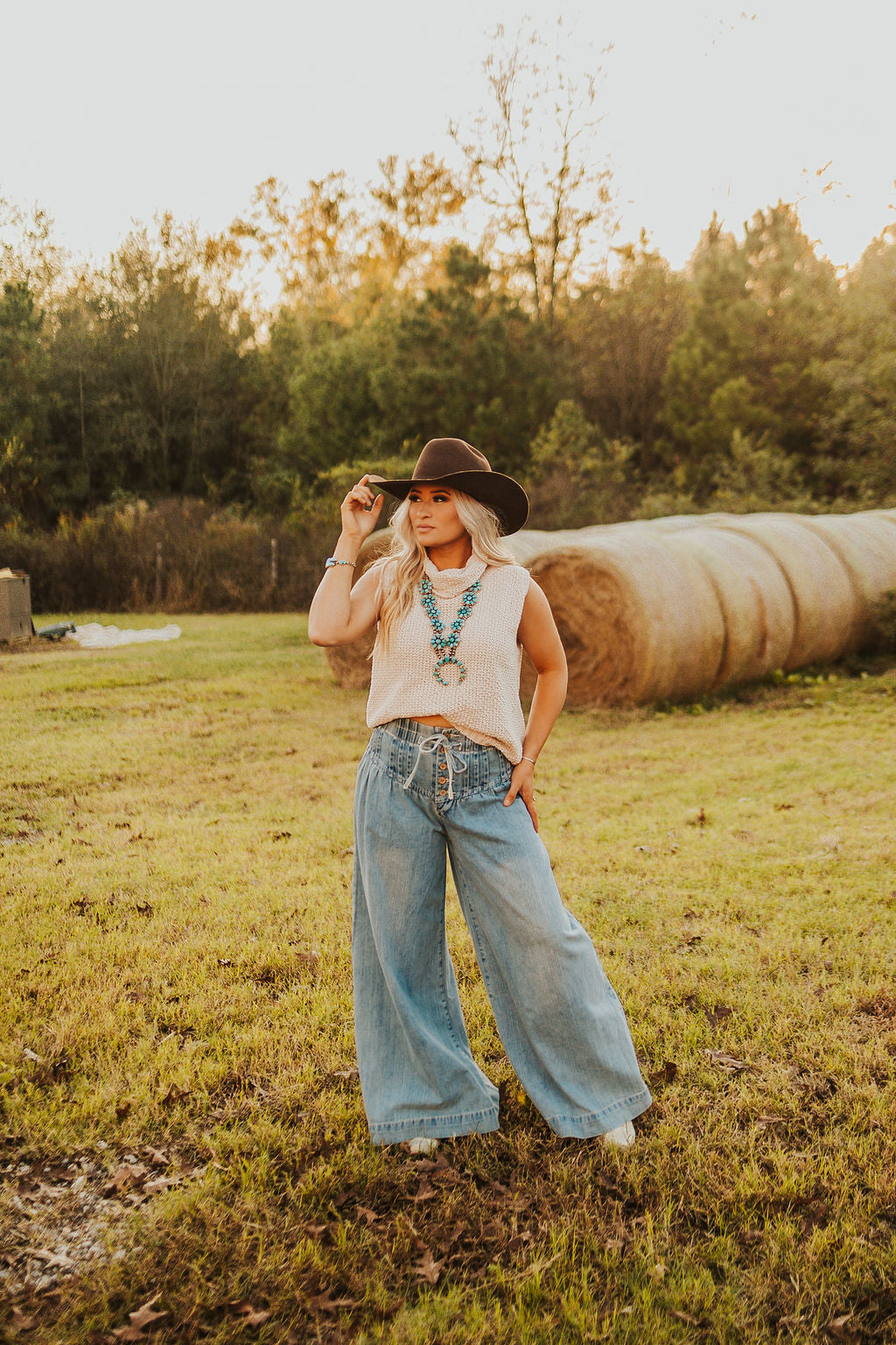 The Palomino Wide Leg Jeans