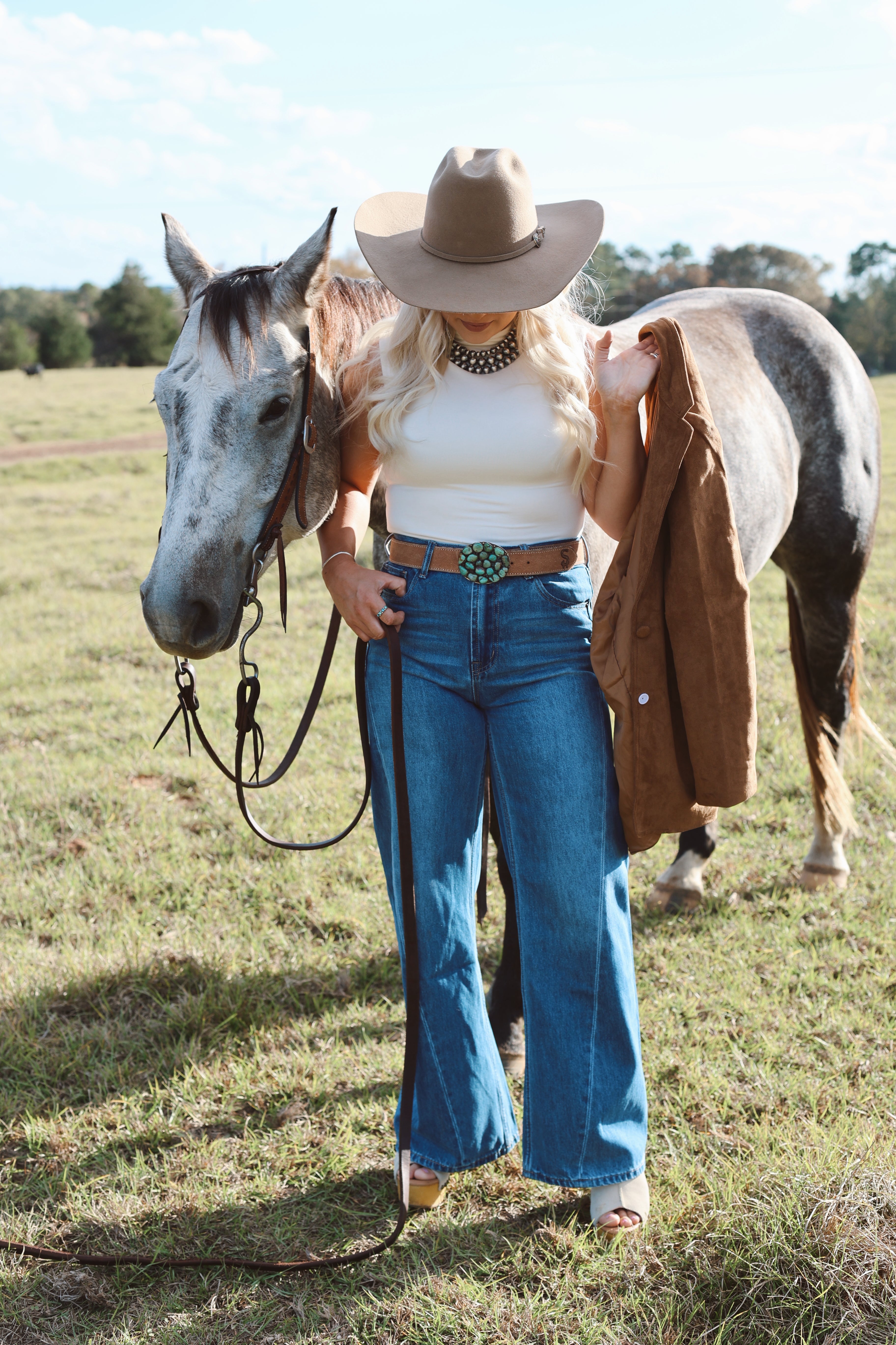 The Rodeo Bodysuit - Cream