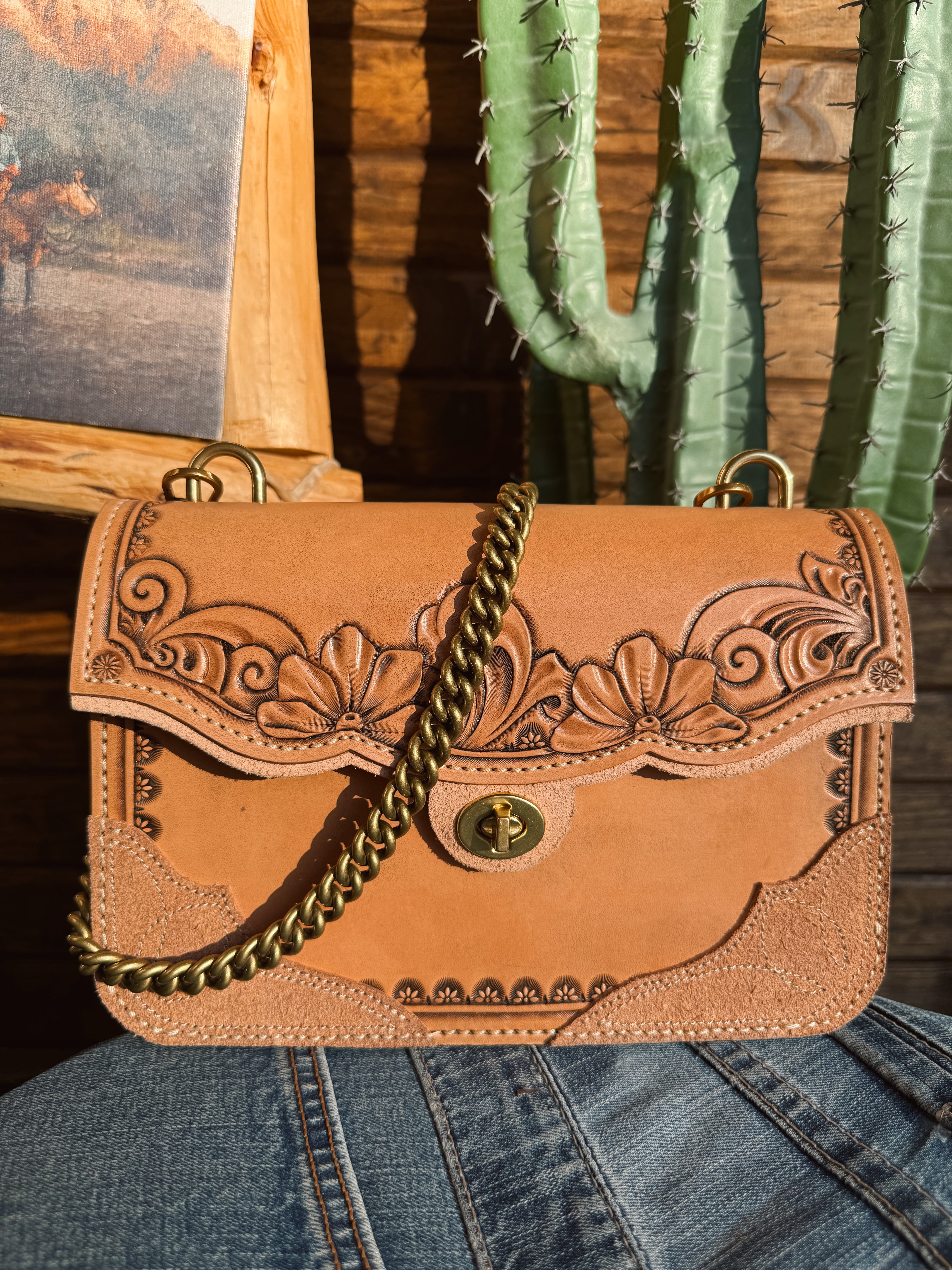 The Maddog Leather Clancy Purse