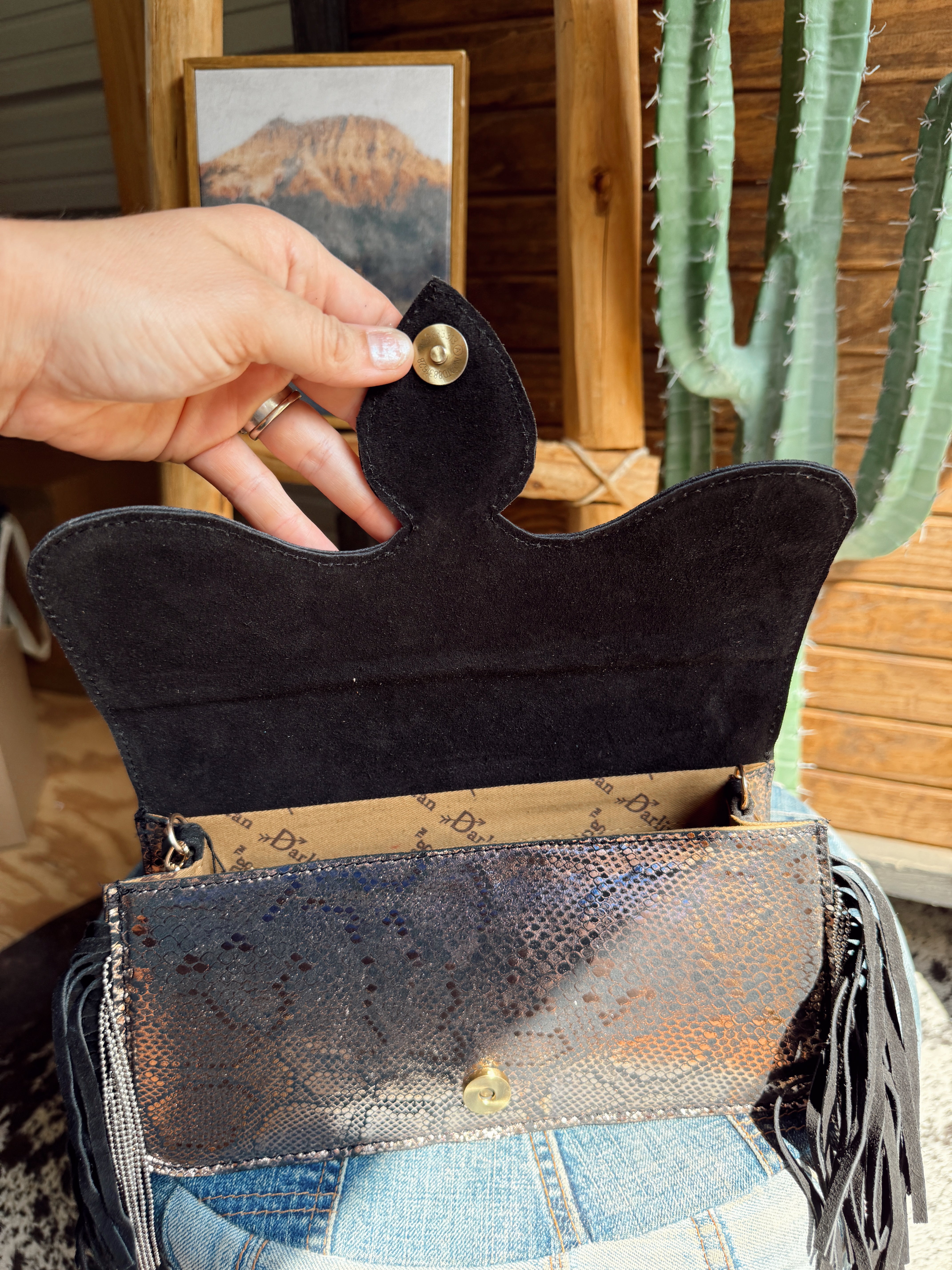 The Snake Concho Purse