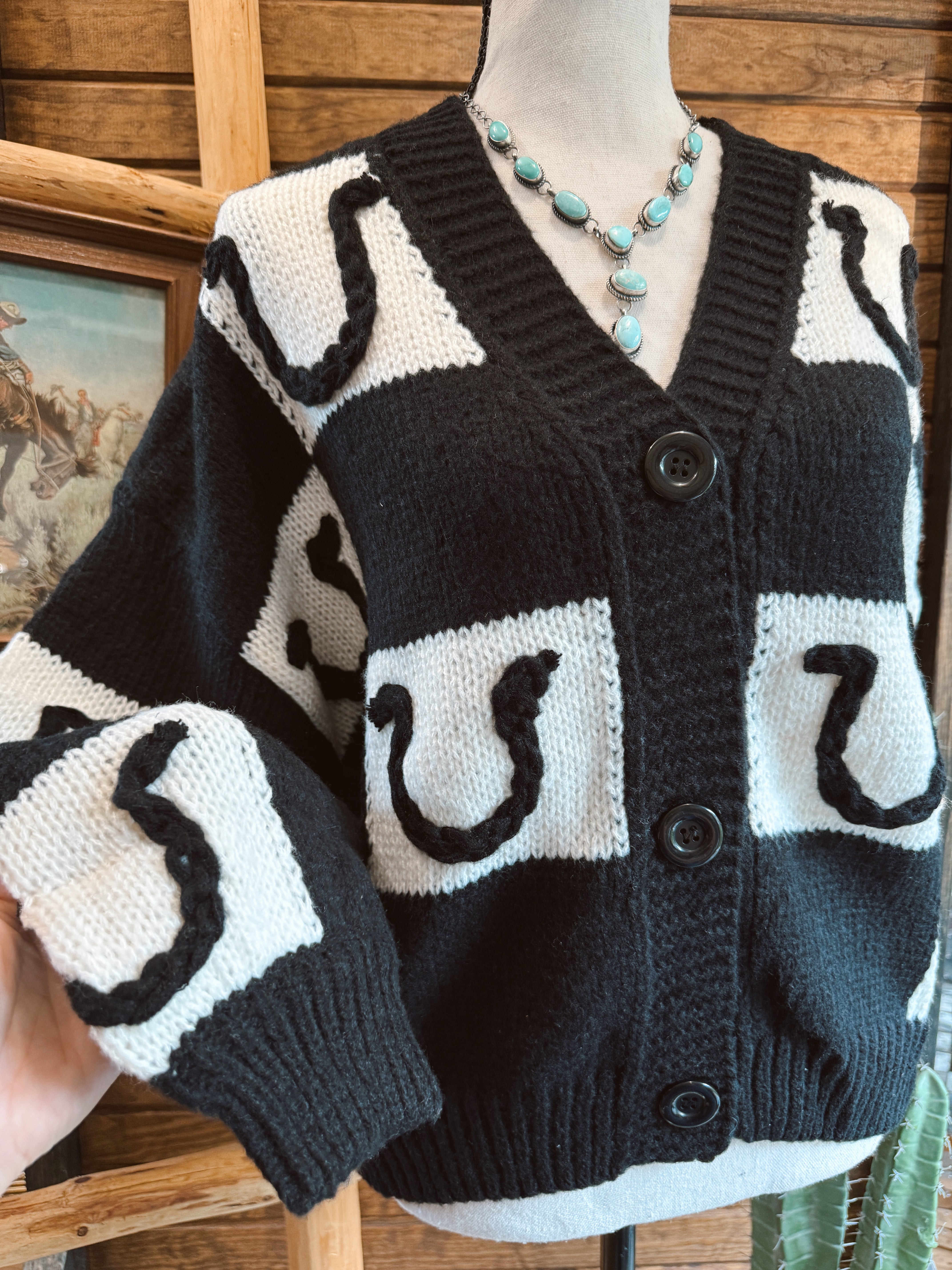 The Horseshoe Cardigan