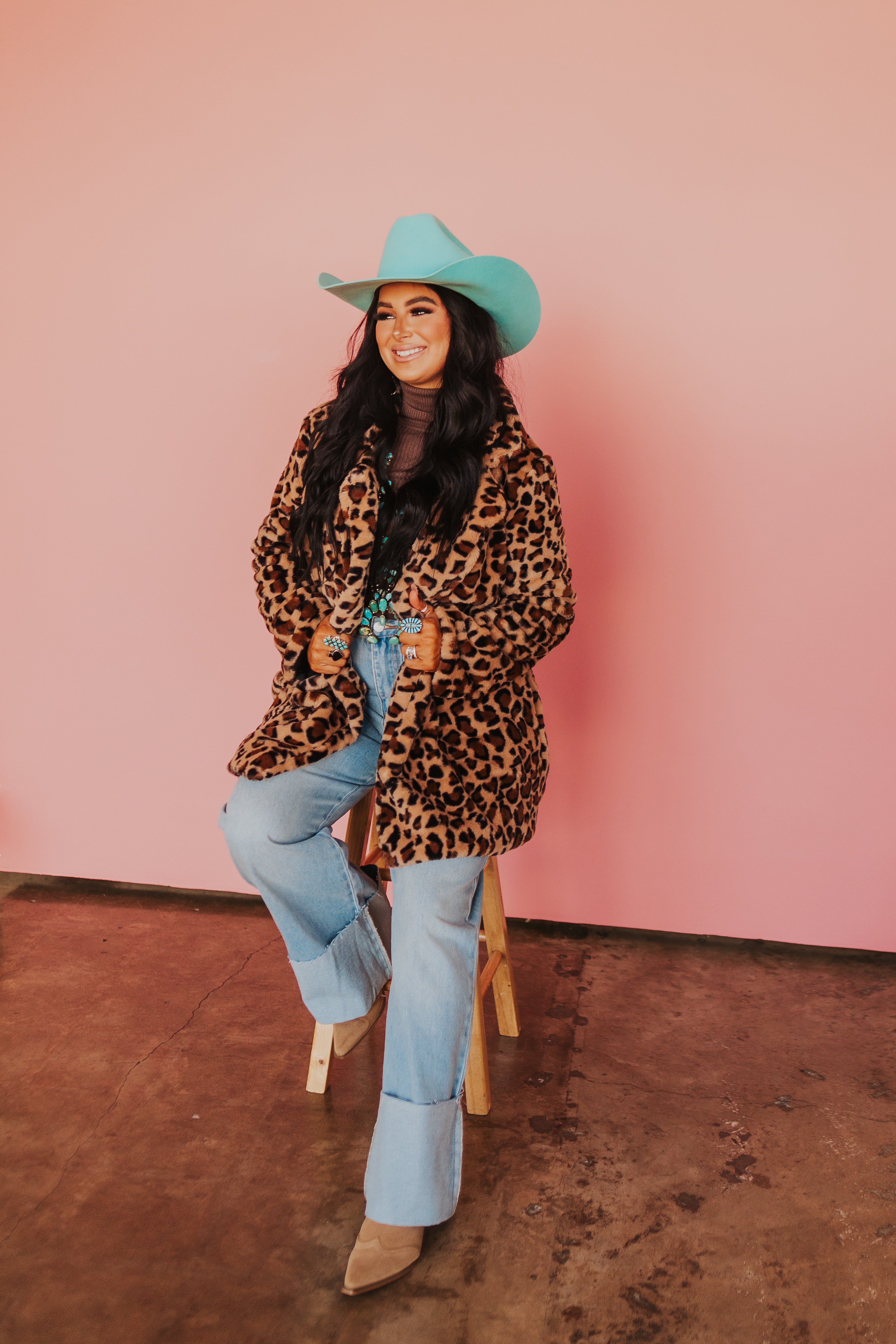 The Leopard Teddy Coat