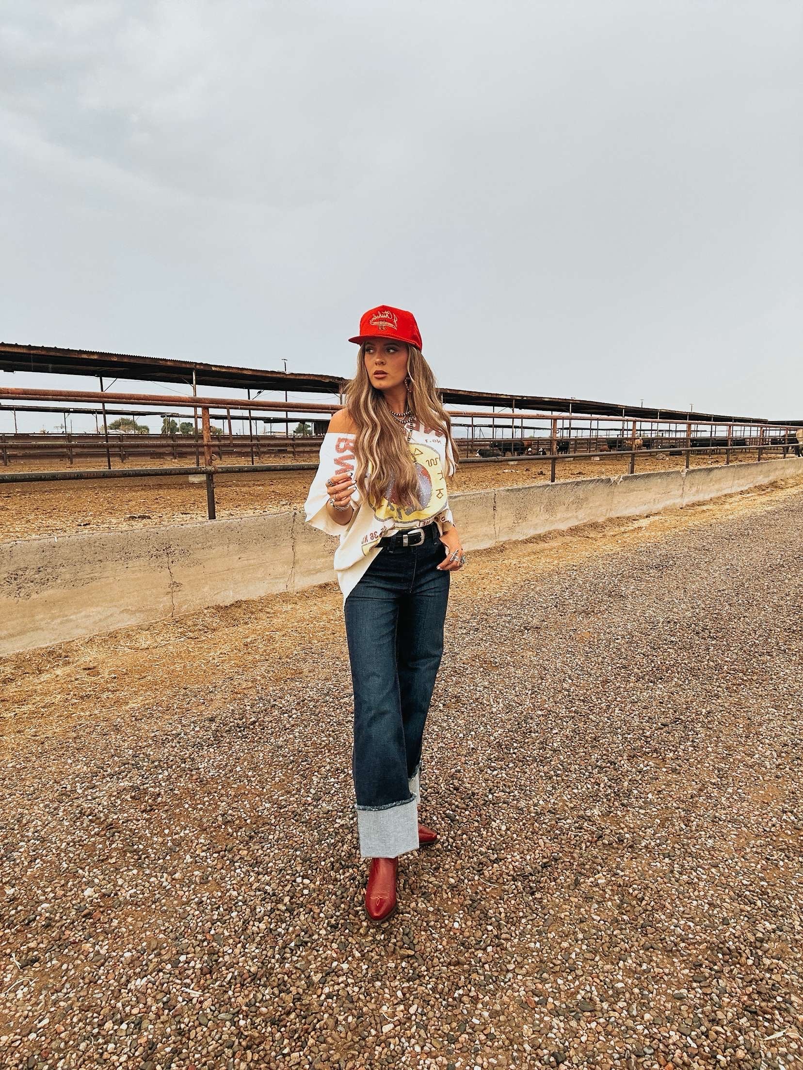 The Bronky Western Brand Top front & back graphic