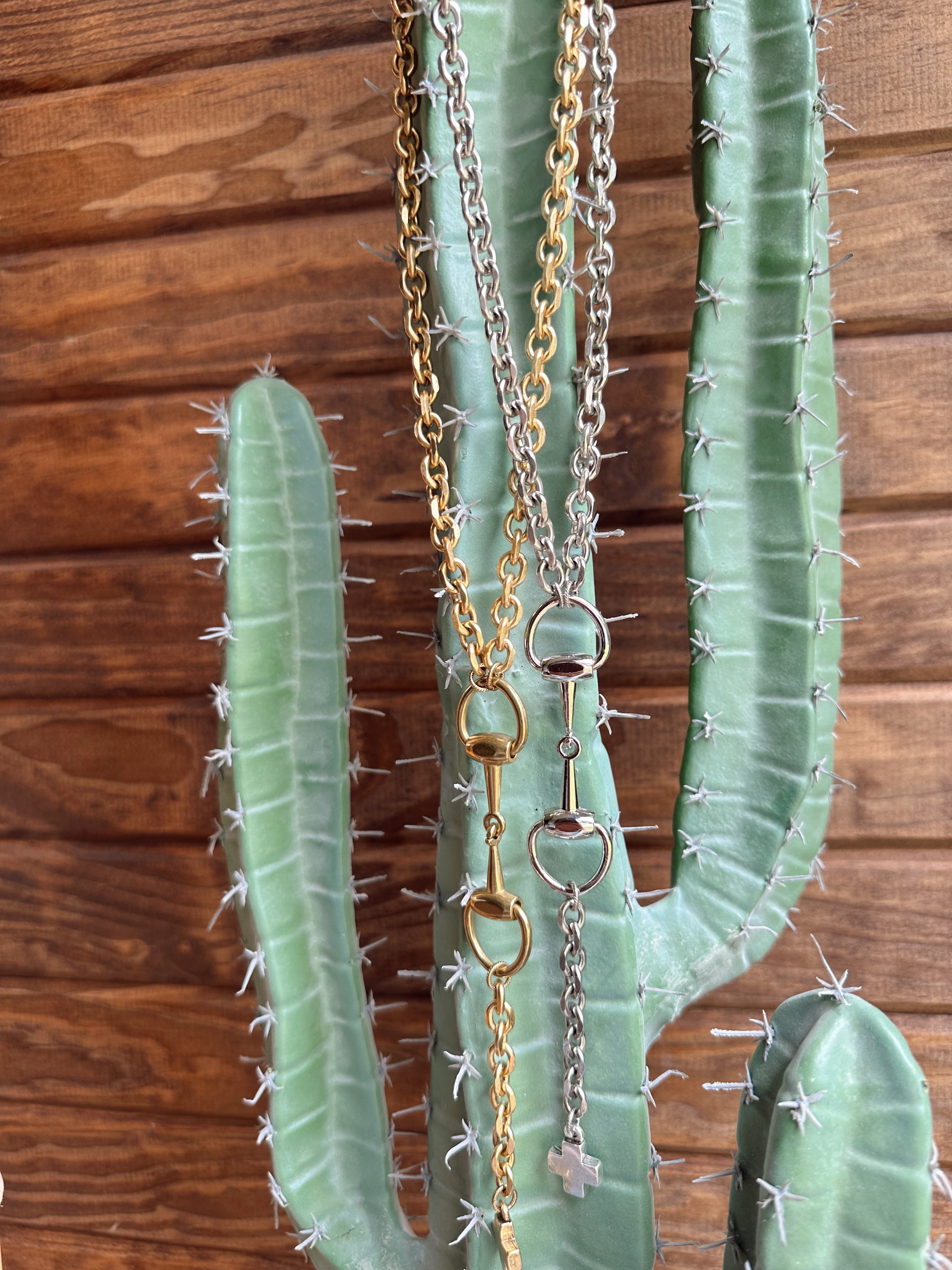 The Bitty Lariat - Silver Cross