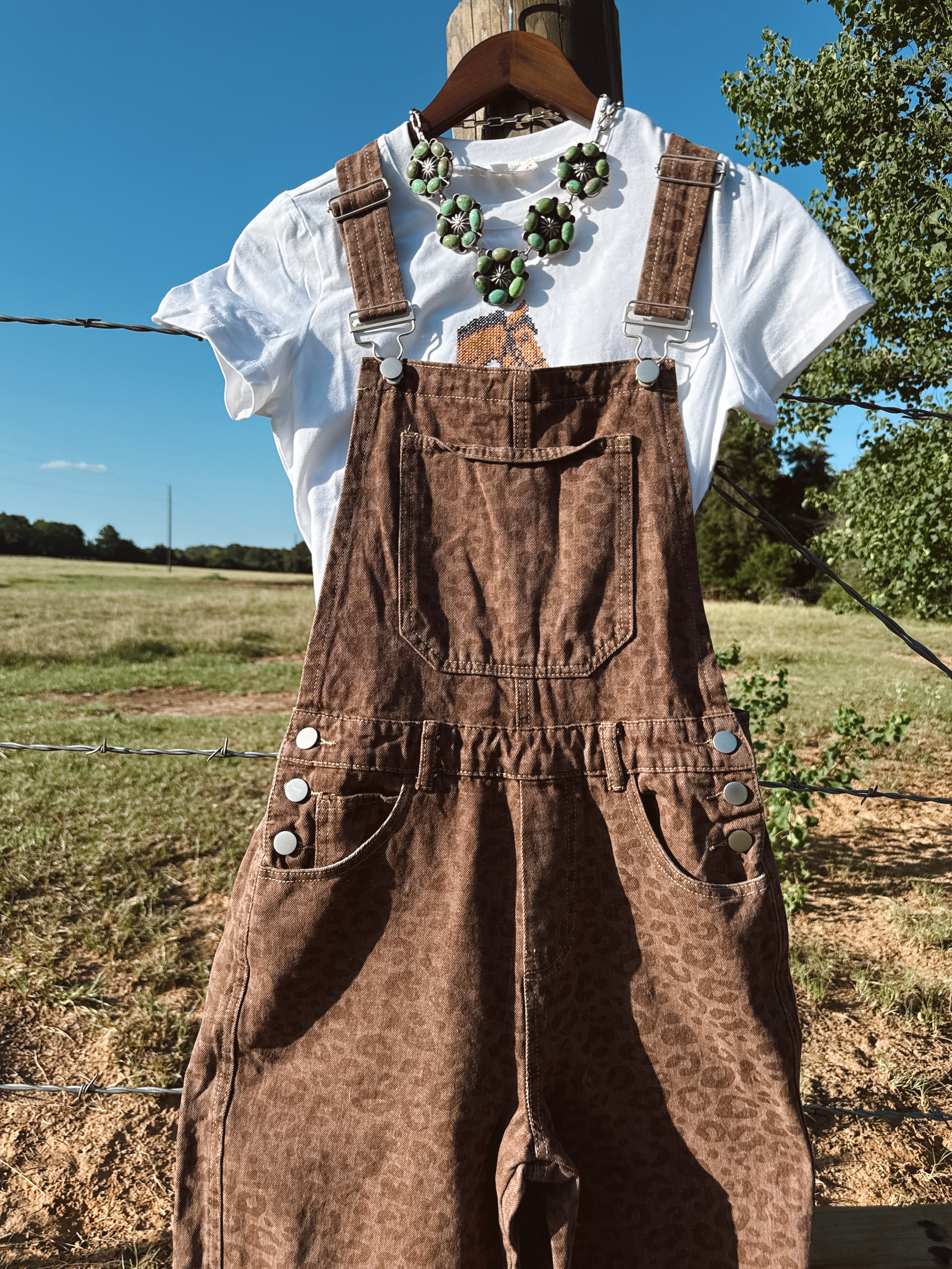 The Leopard Overalls
