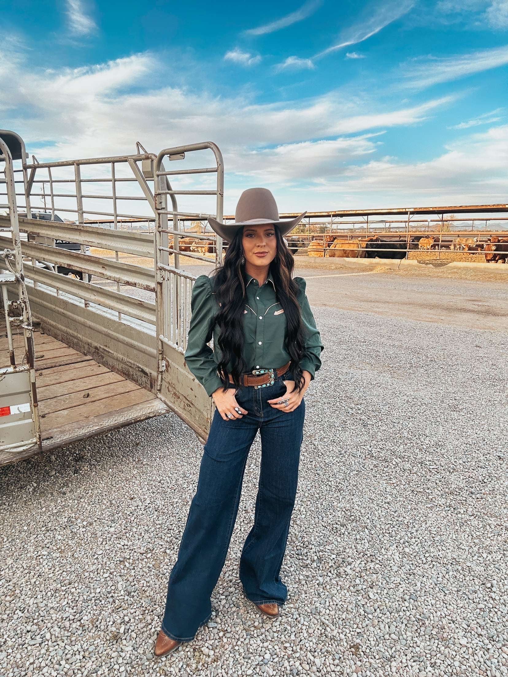 The June Pearl Snap Button Down