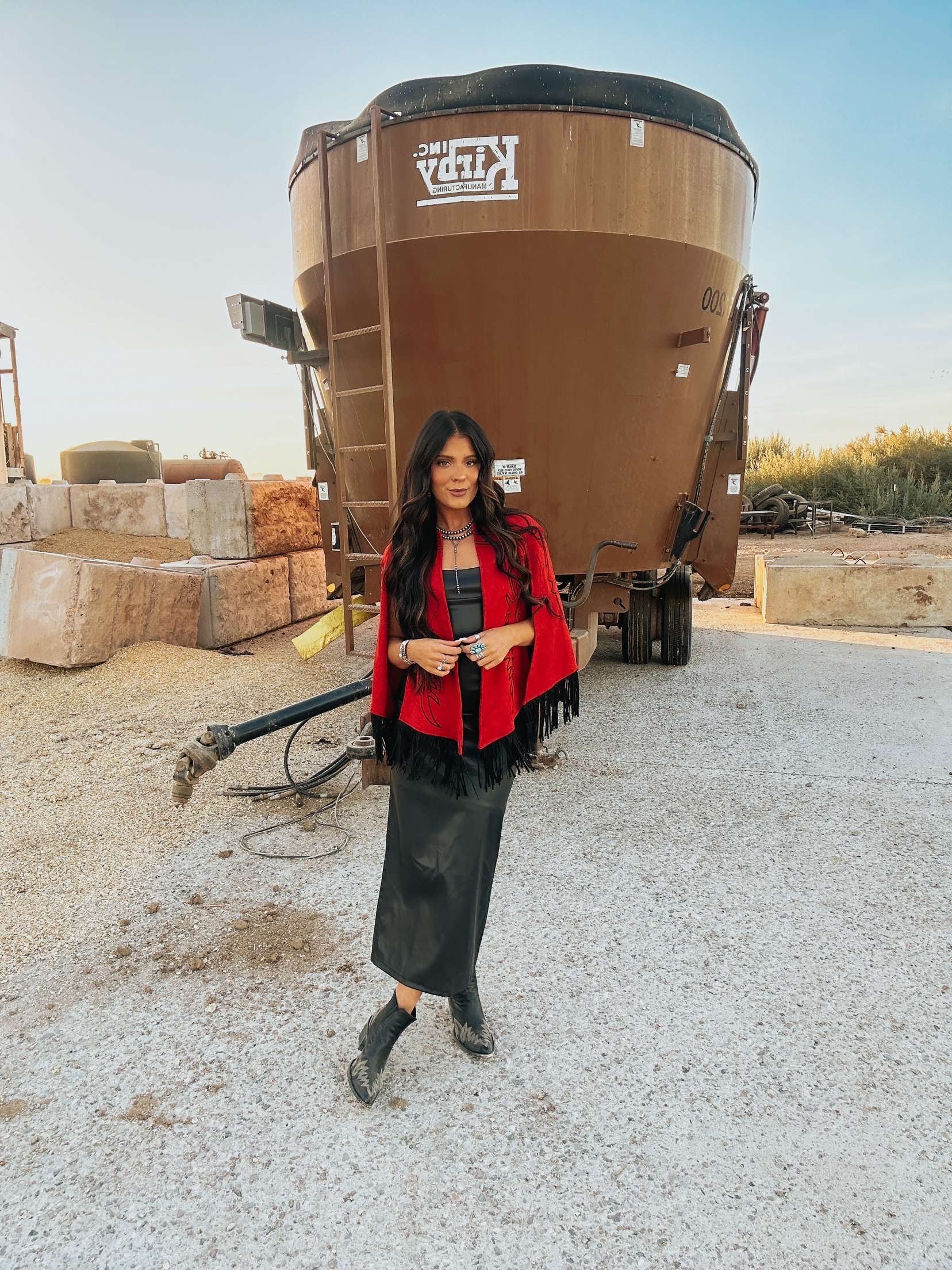 The Red Boot Stitch Cape - Best Seller