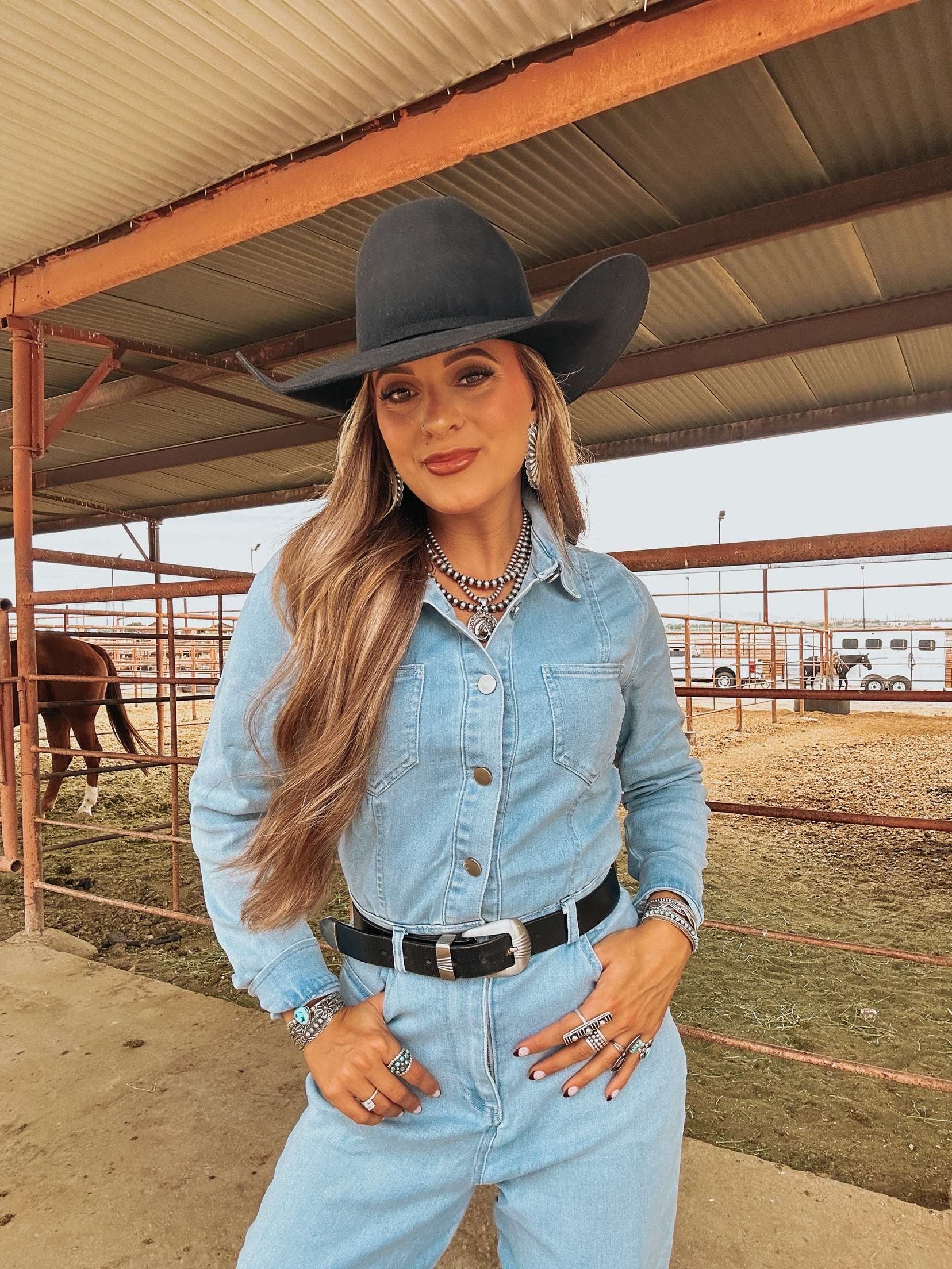 The Jamie Denim Jumpsuit - best seller