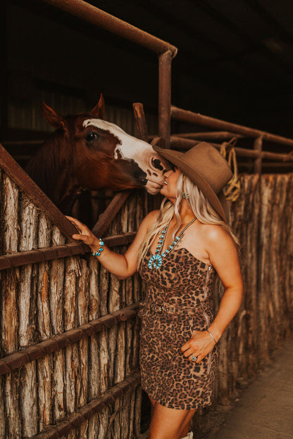 The Cheyenne Dress - Leopard