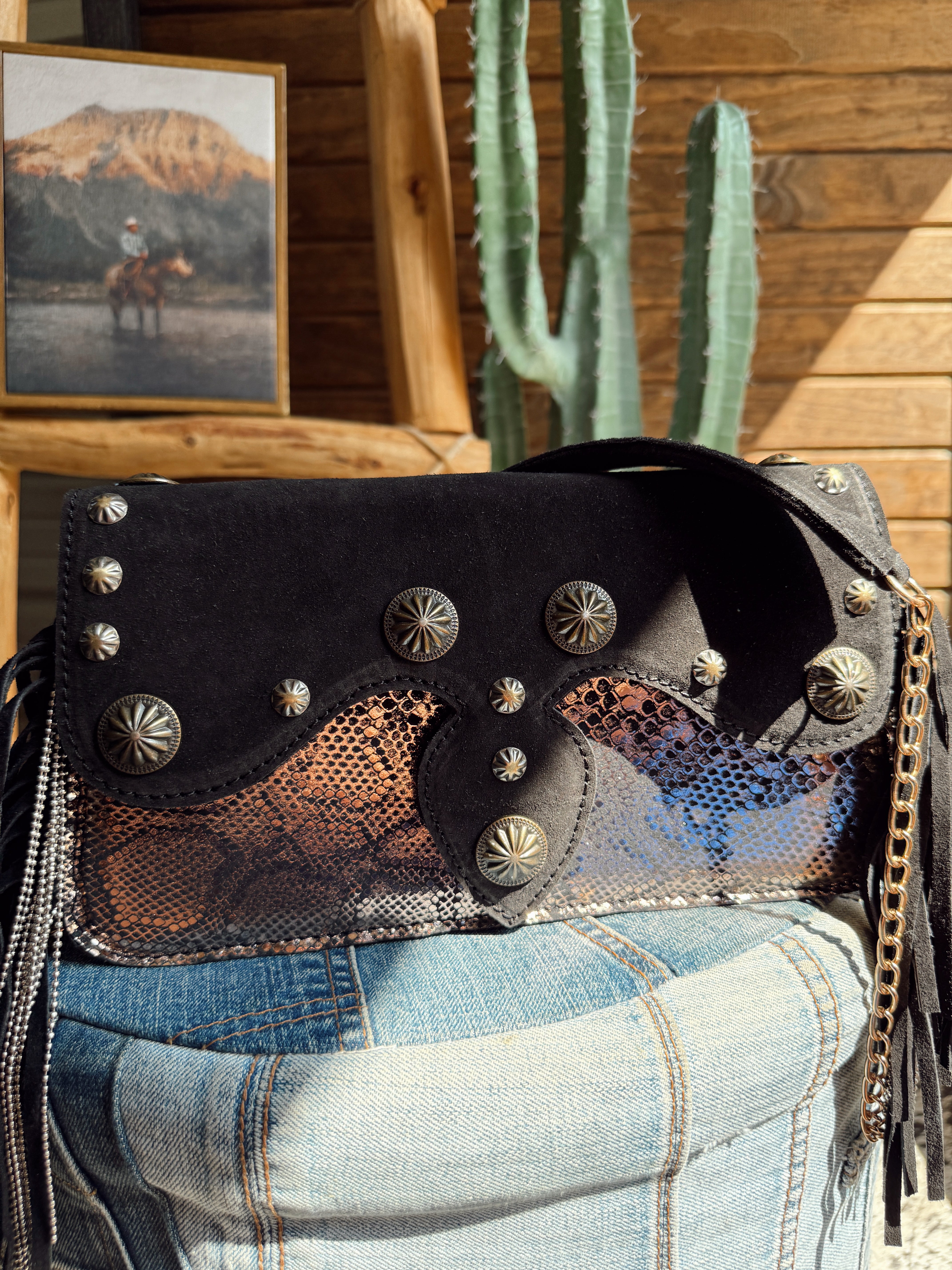 The Snake Concho Purse
