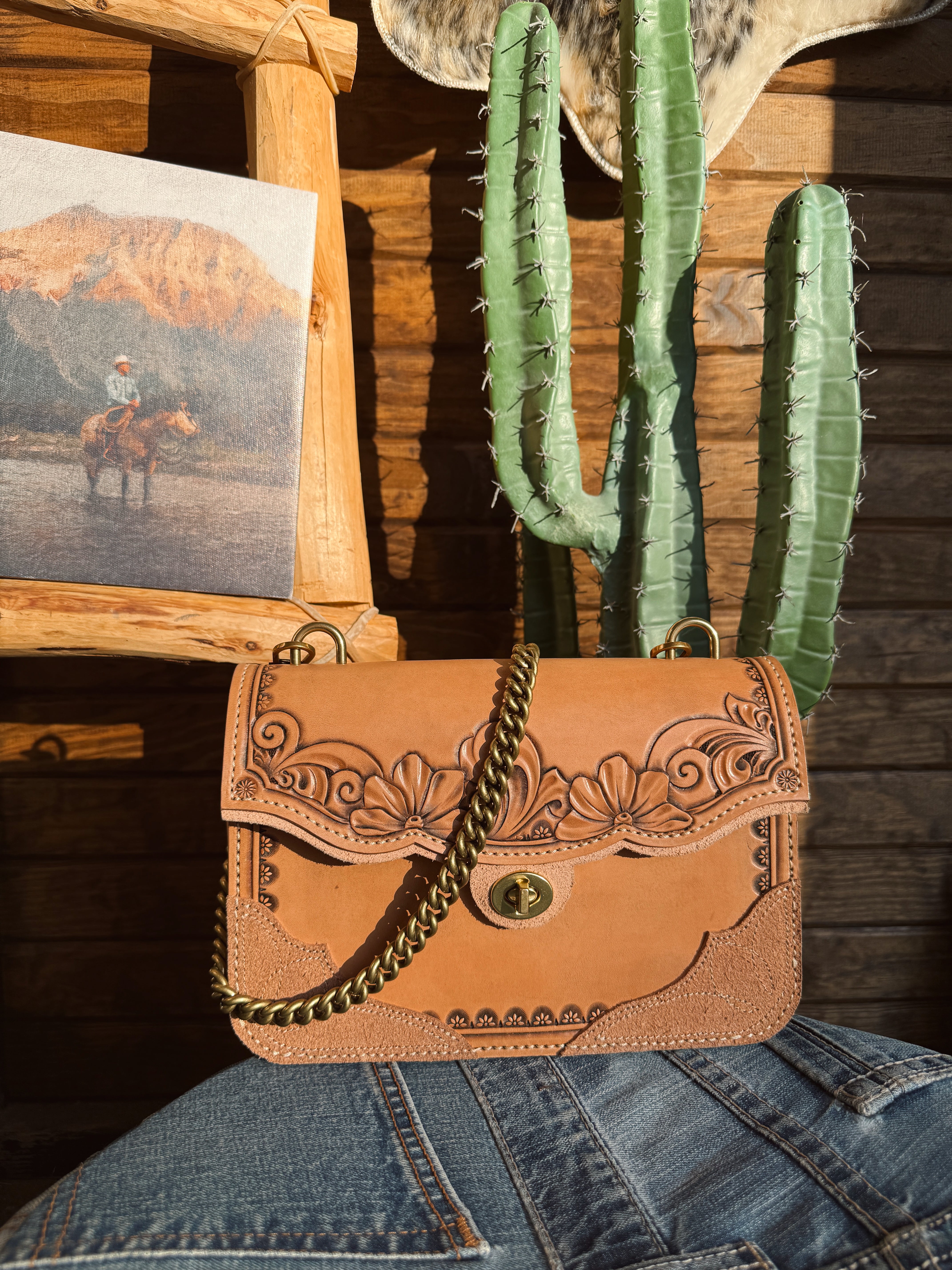 The Maddog Leather Clancy Purse