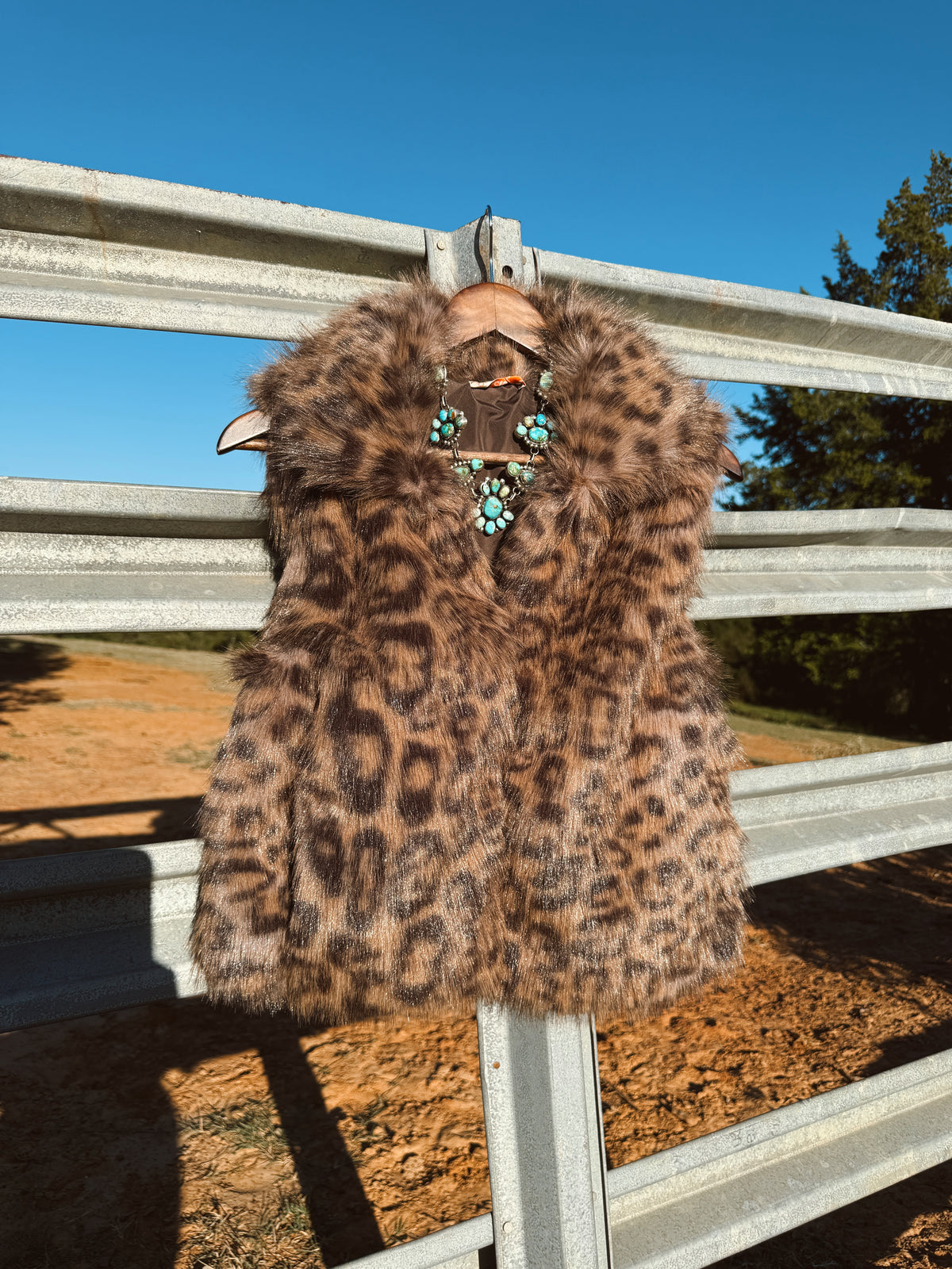 The Leopard Vest