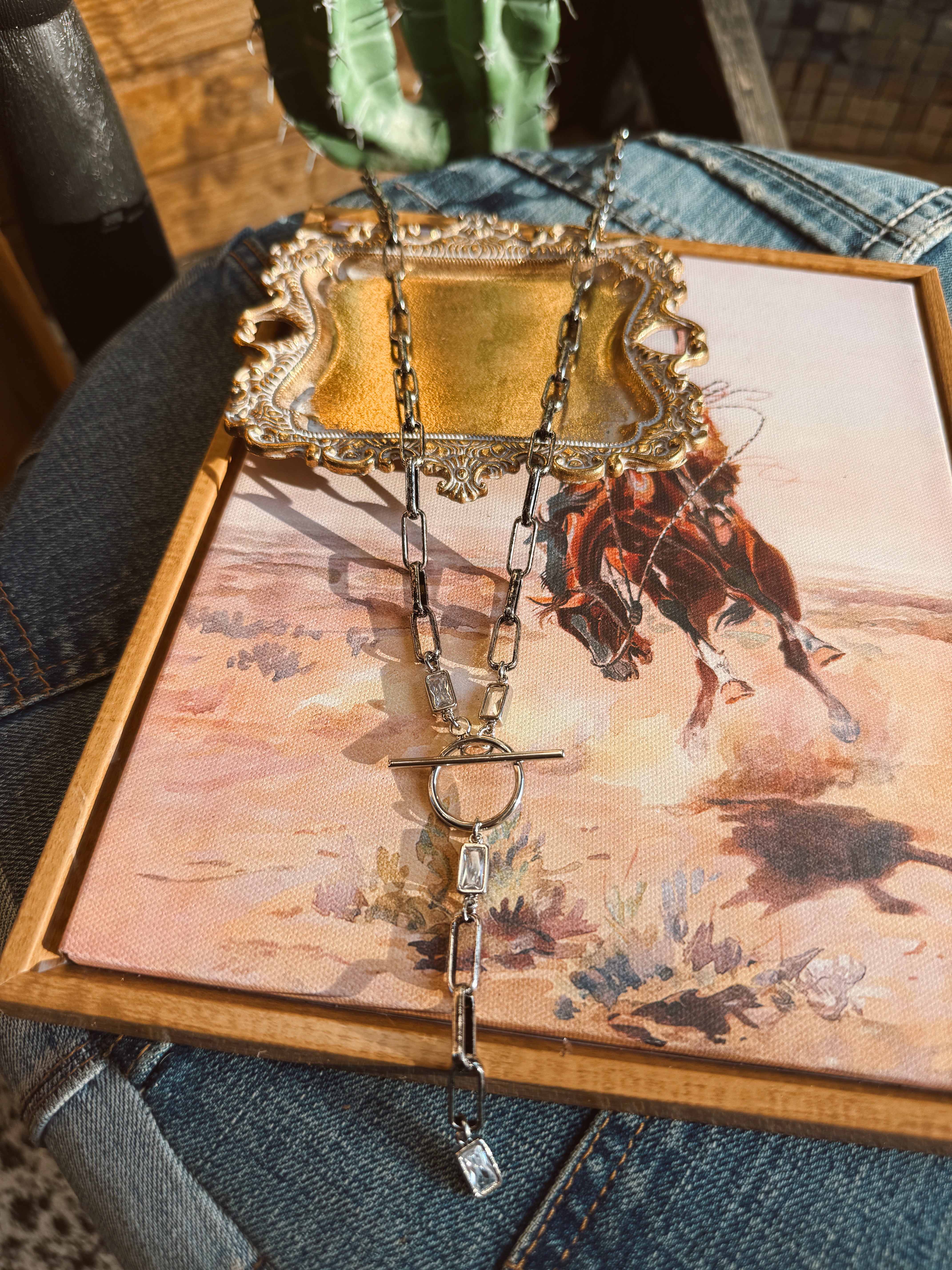 The Paperclip Wrap Necklace