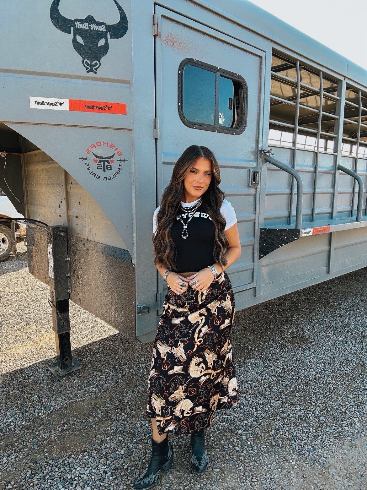 The Cowboys Lie Crop Tee