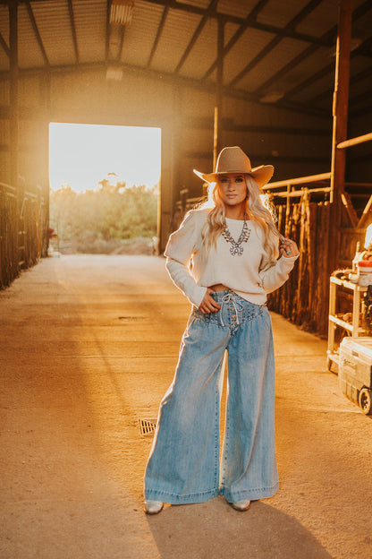 The Palomino Wide Leg Jeans