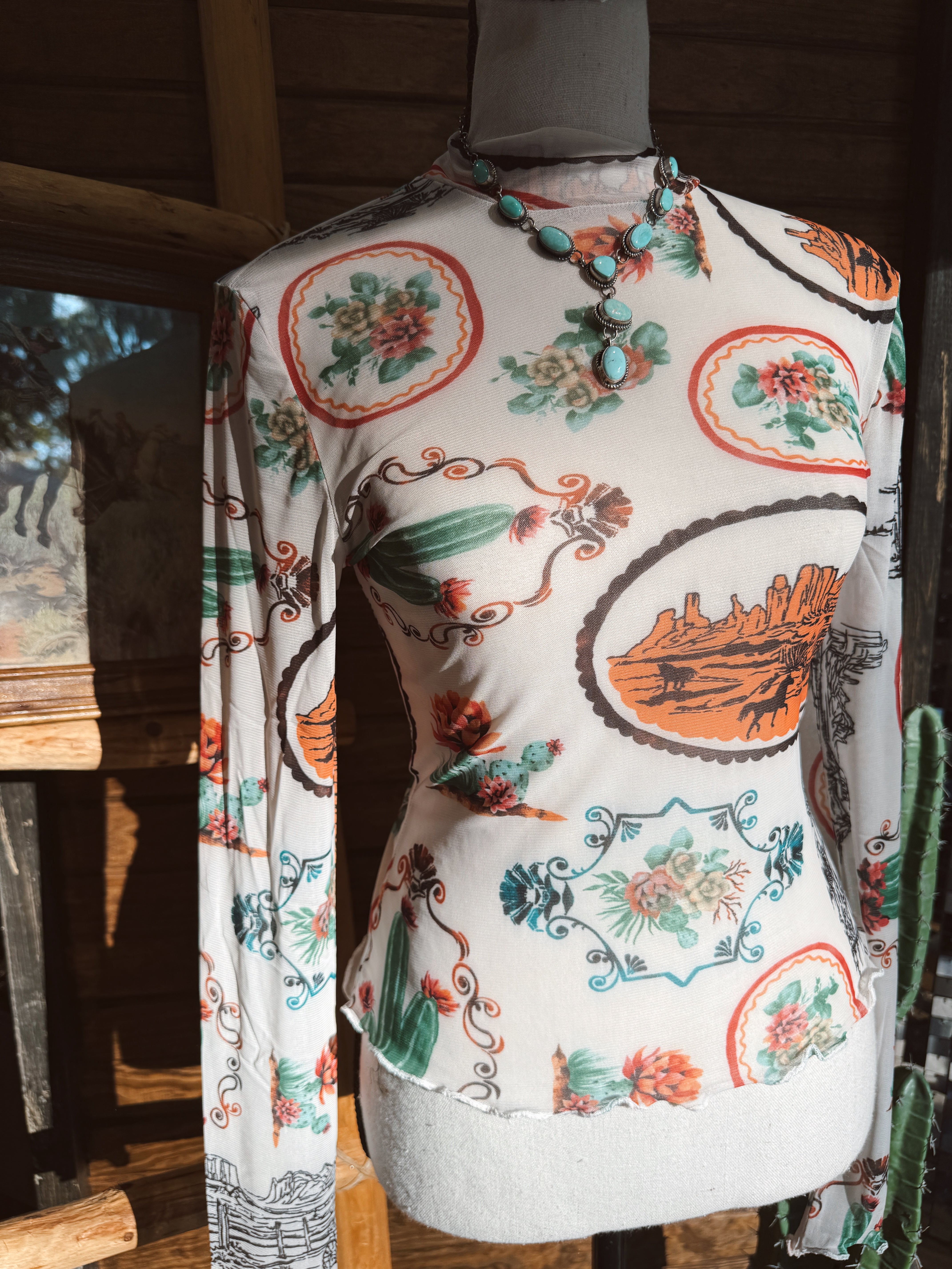 The Wickenburg Mesh Top