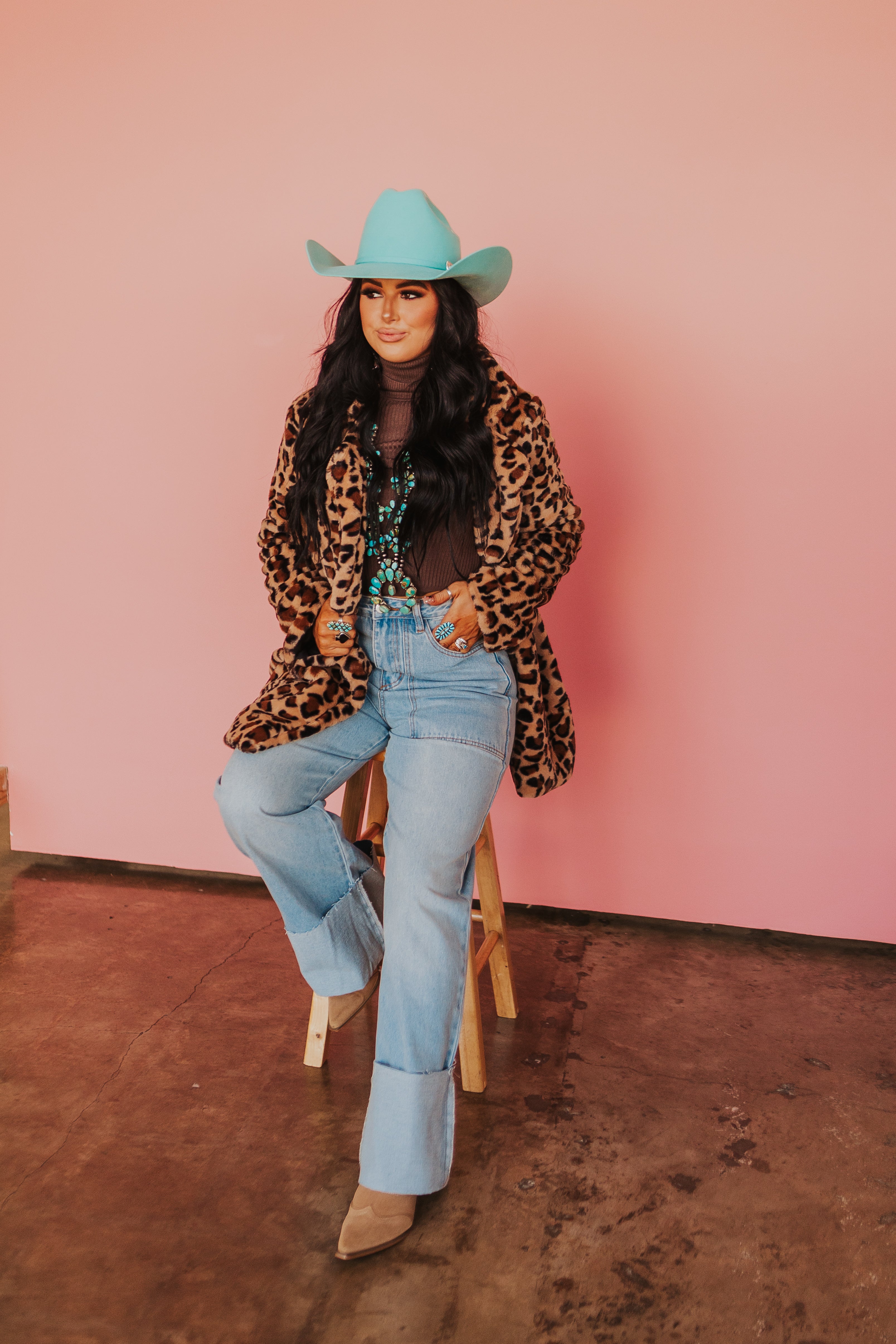 The Leopard Teddy Coat