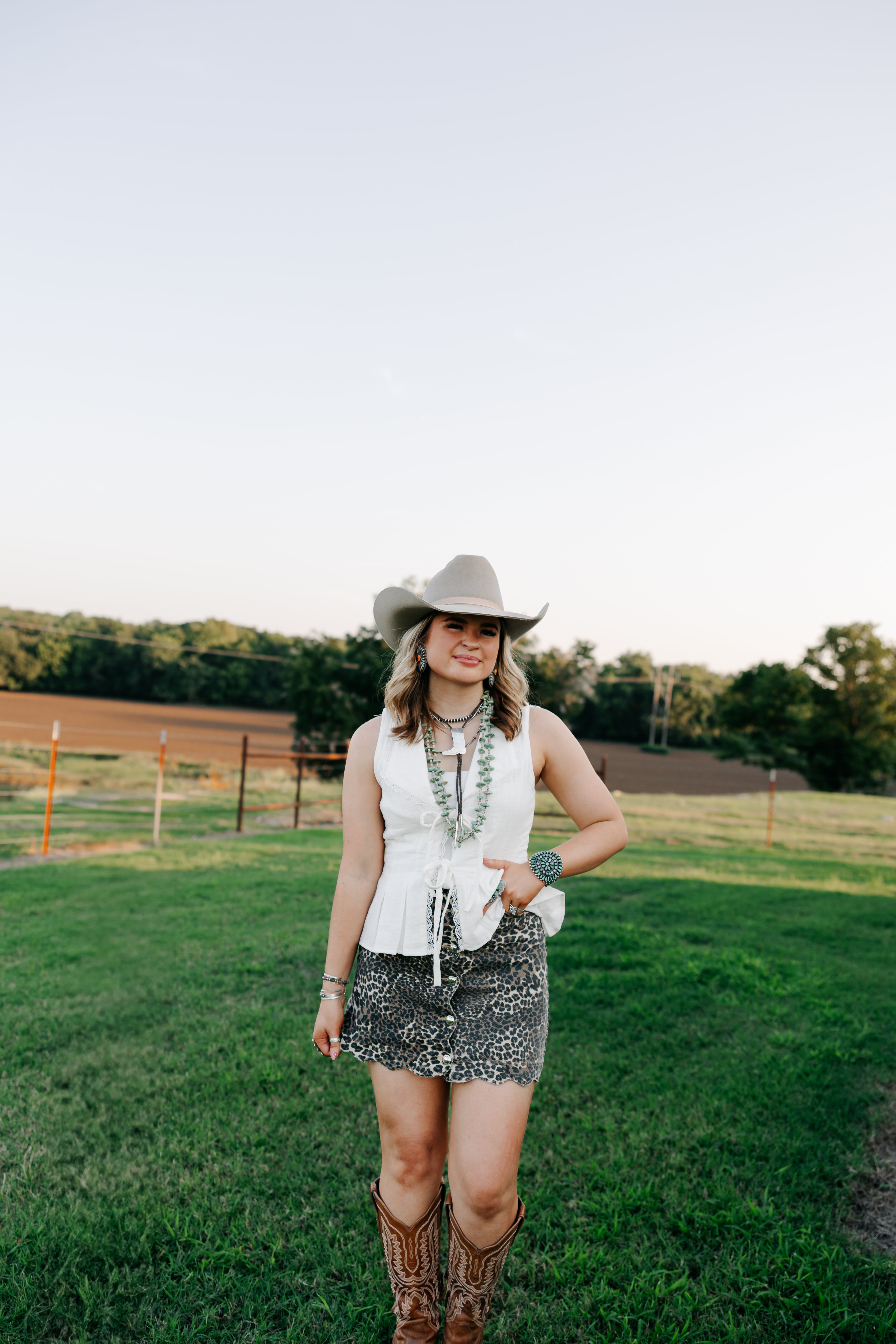 The Annie Leopard Skirt