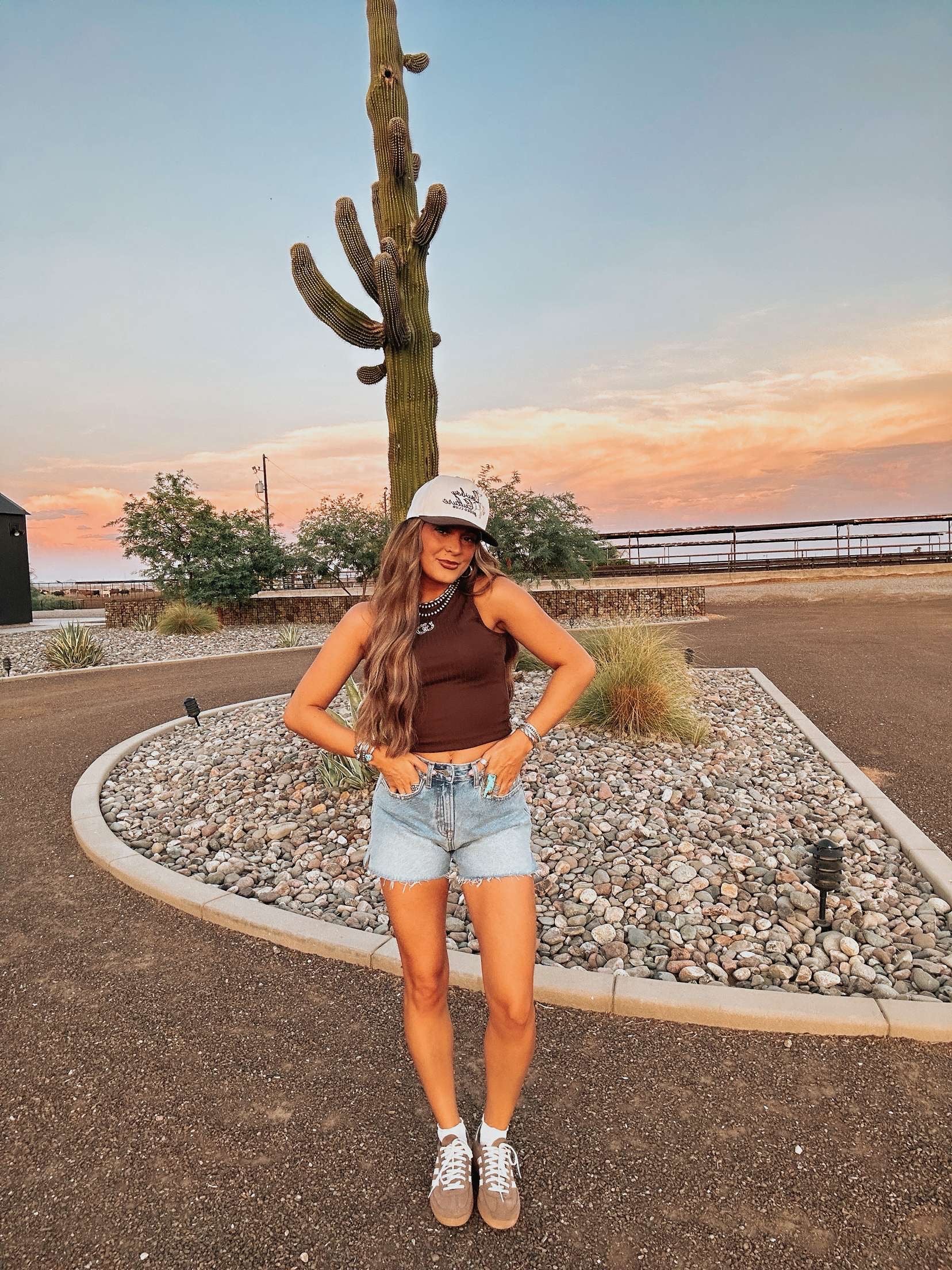 The Horseshoe Embroidered Tank - best seller