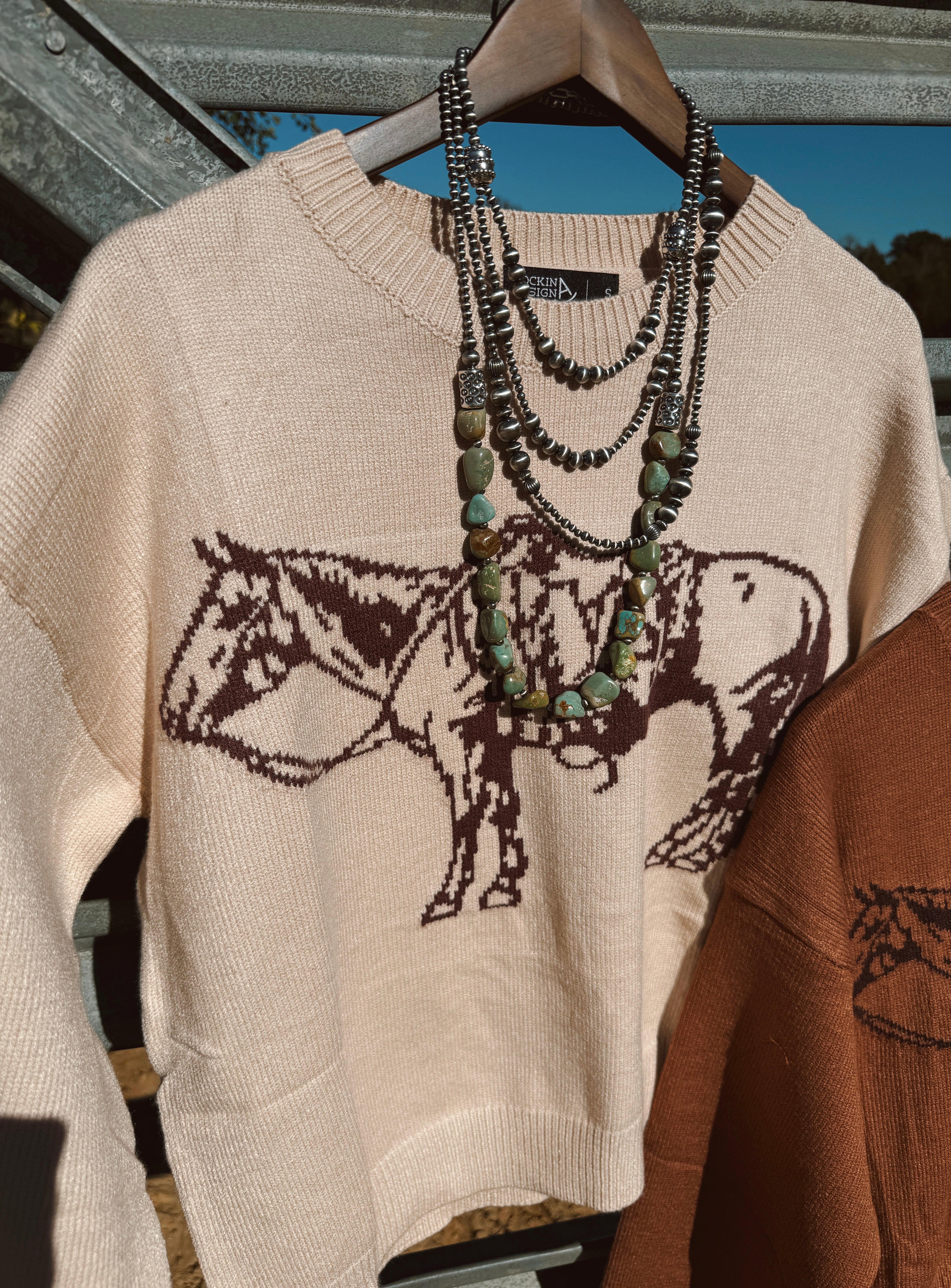 The Cowpoke Sweater - Cream