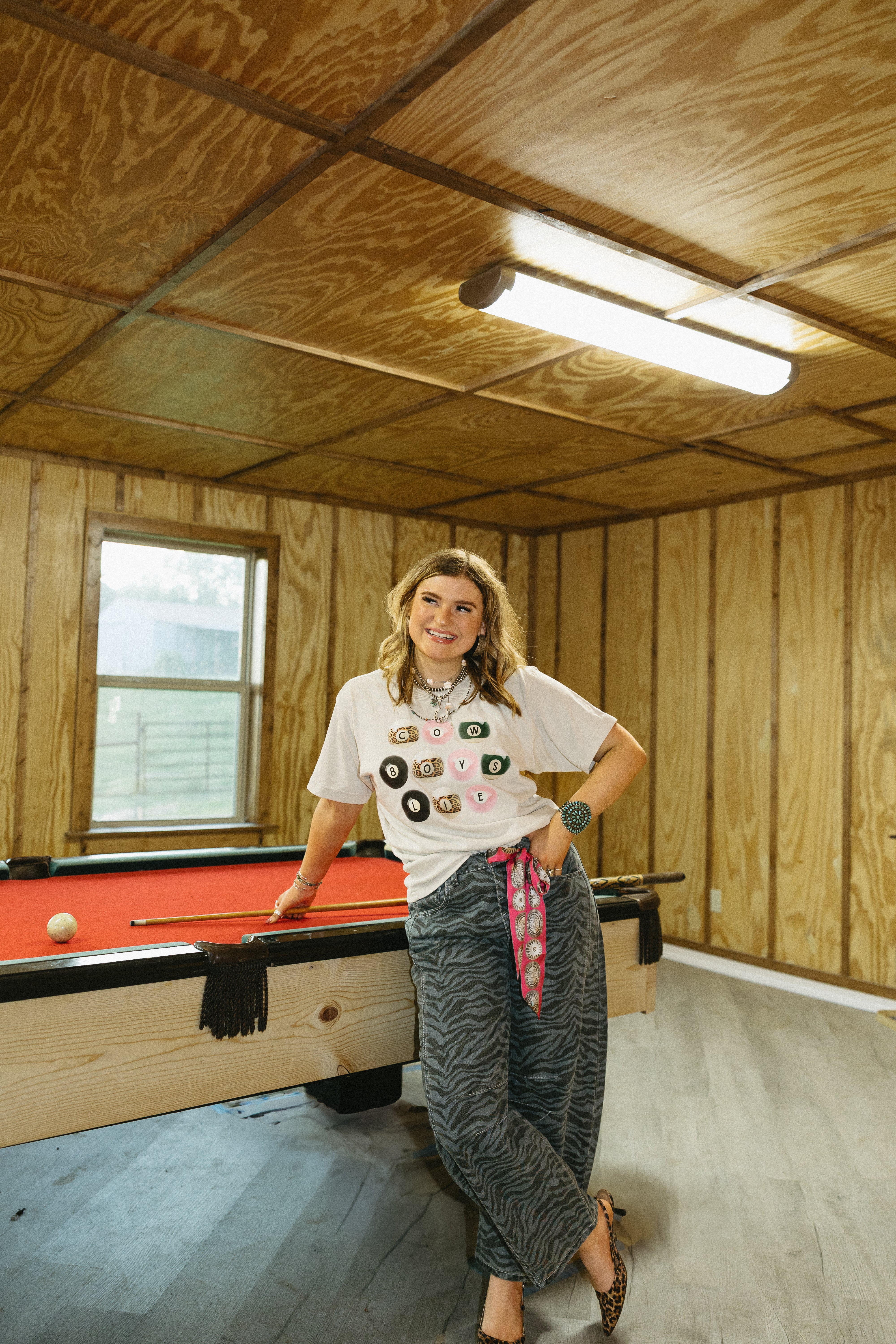 The Annie Zebra Jeans