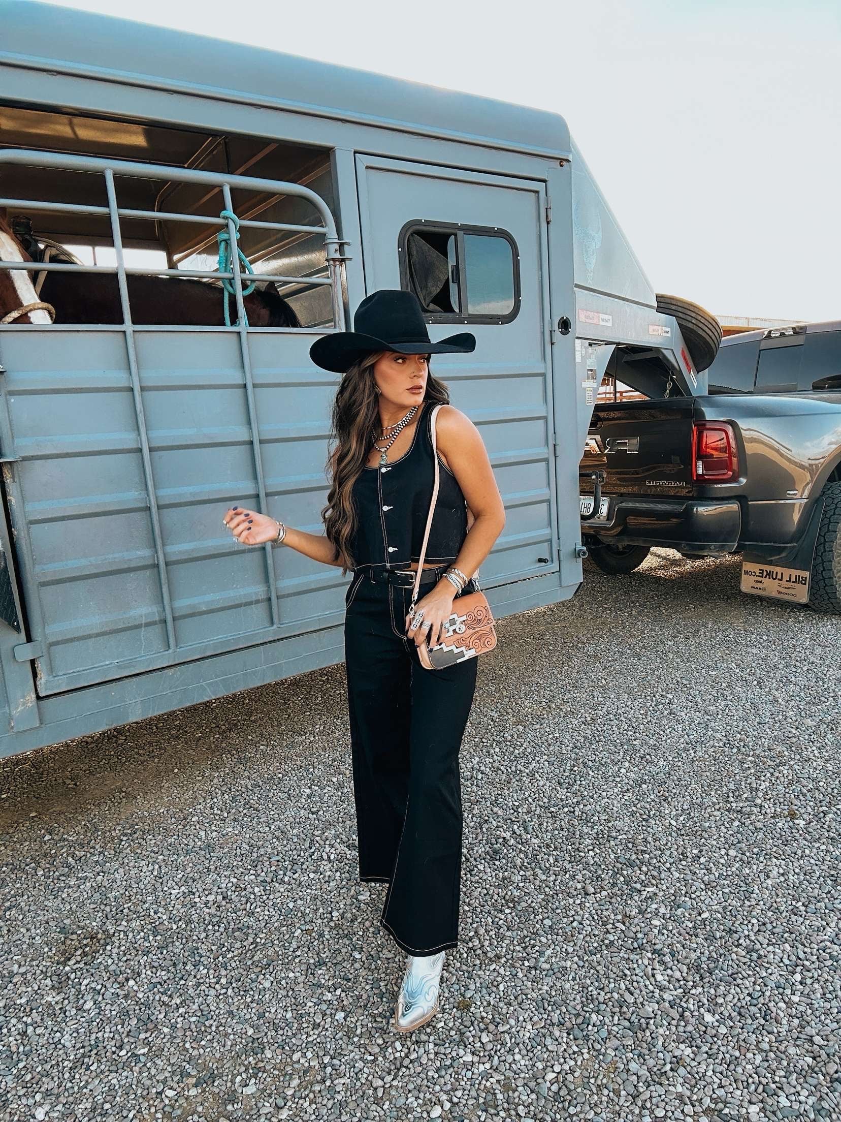 The Maddog Leather Aztec Purse